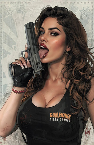 Gun Honey Doubles Down #4 Full Art by Cedric Poulat (Limited to 500) 9.23.26