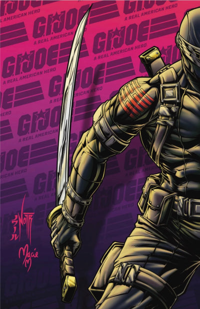 GI Joe: Real American Hero #331 Snake Eyes & Dawn Moreno Connecting Full Art Set (Limited to 750) 8.12.26