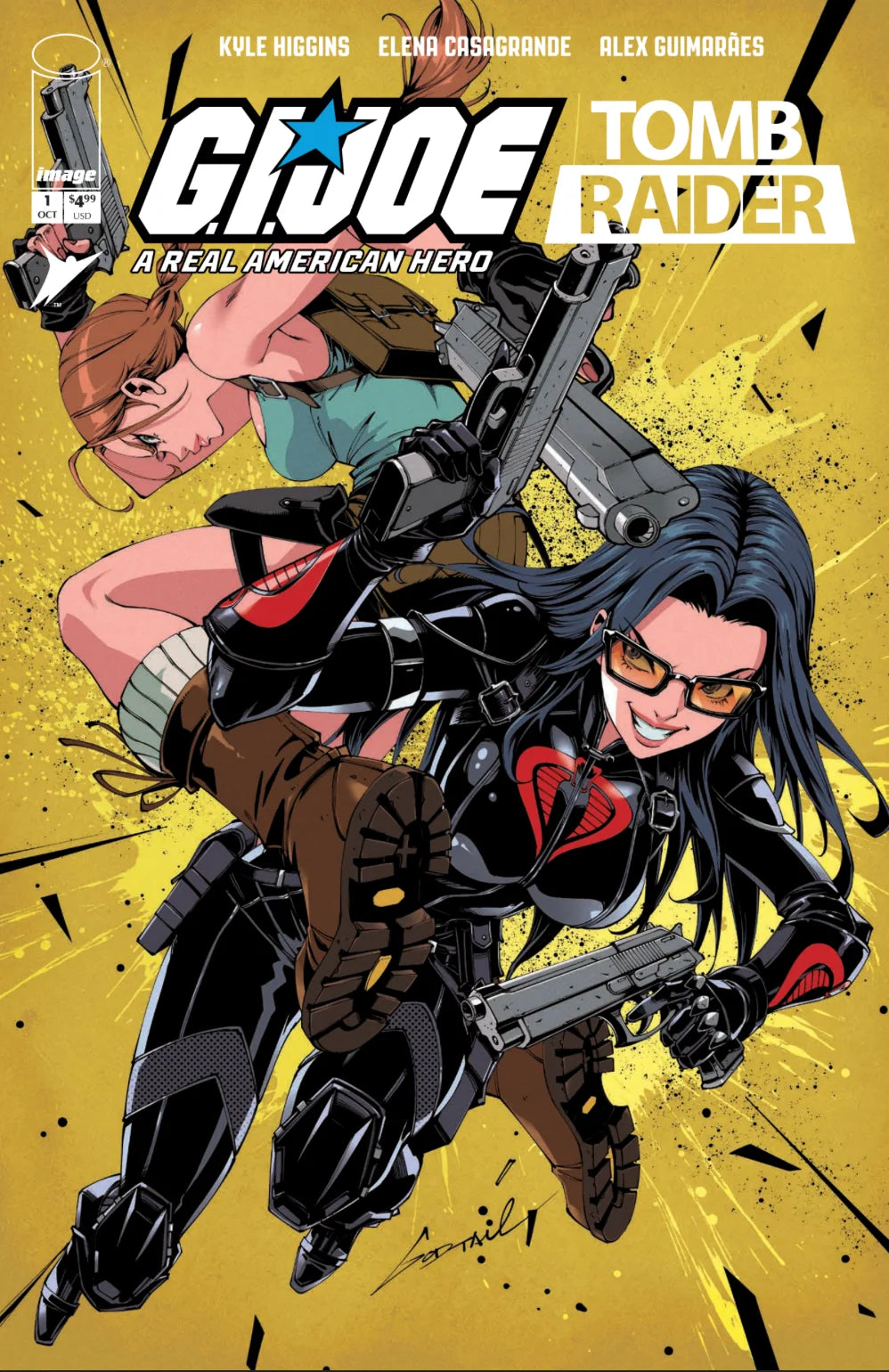 G.I. JOE / Tomb Raider #1 Trade Dress Variant by Godtail (Limited to 750) 10.7.26