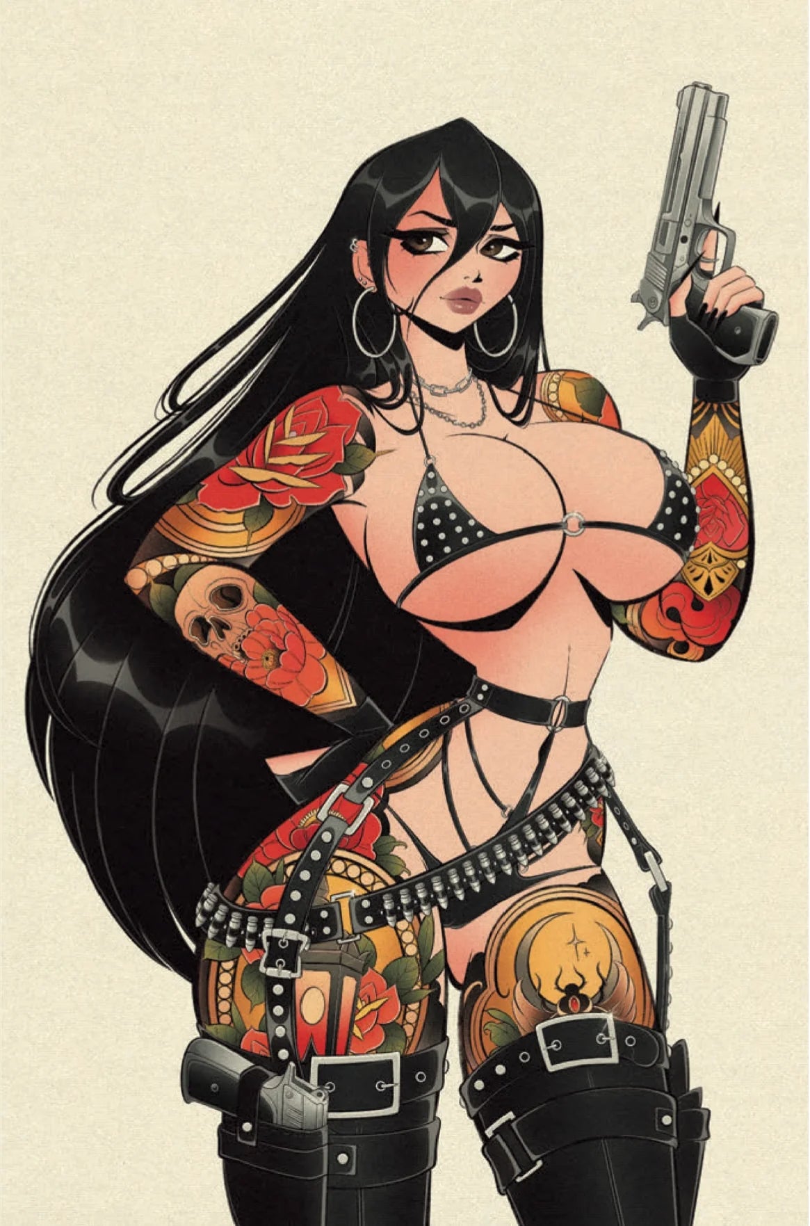 Gun Honey Doubles Down #4 Full Art Variant B by bloodknotcollective (Limited to 500) 9.23.26