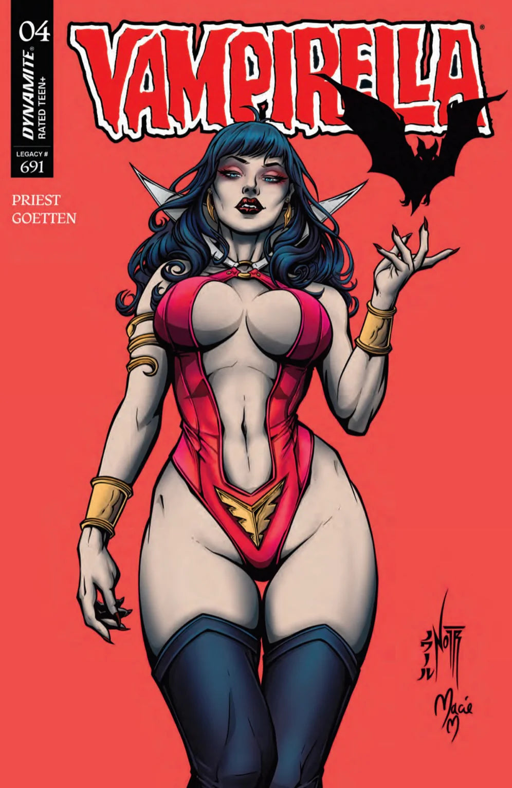 Vampirella #4 Trade Dress Variant by Jordan Noir (Limited to 500) 7.22.26