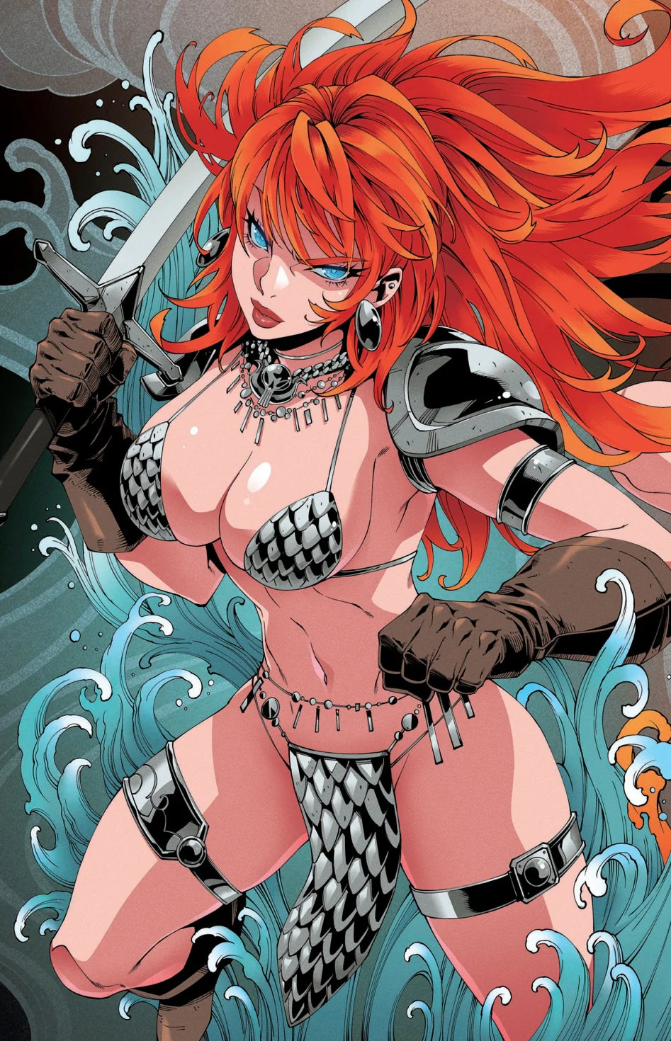 Red Sonja: She Devil with a Sword #2 Virgin Variant by GODTAIL (Limited to 500)