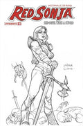 Red Sonja She Devil With A Sword #1 Cover M Inc 1:15 Joseph Michael Linsner Line Art Cover Variant