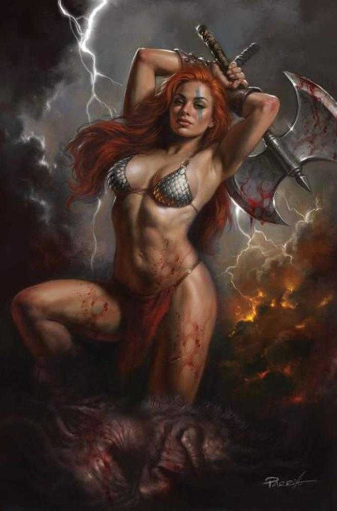 Red Sonja She Devil With A Sword #4 Cover J Inc 1:15 Lucio Parrillo Full Art Variant