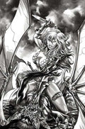 Red Sonja She Devil With A Sword #3 Cover P Inc 1:7 Mike Rooth Black & White Full Art Variant