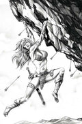 Red Sonja She Devil With A Sword #4 Cover N Inc 1:7 Mike Rooth Black & White Full Art Variant
