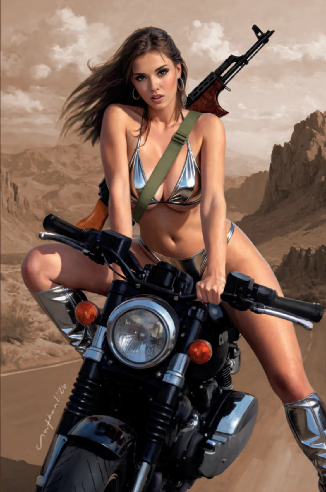 Gun Honey Doubles Down #2 Virgin Variant C by Nathan Lorenzana (Limited to 500) 7.22.26