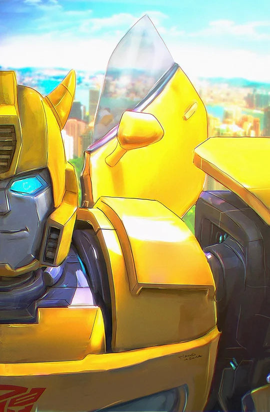 Transformers #1 Bumblebee Virgin Connecting Variant Set by Tiago Da Silva (Limited to 1000) 10.4.23