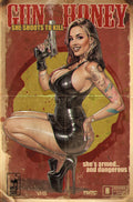 Gun Honey Doubles Down #1 Virgin VHS Variant by Cedric Poulat (Limited to 500) *PRE-ORDER: SHIPS JULY*