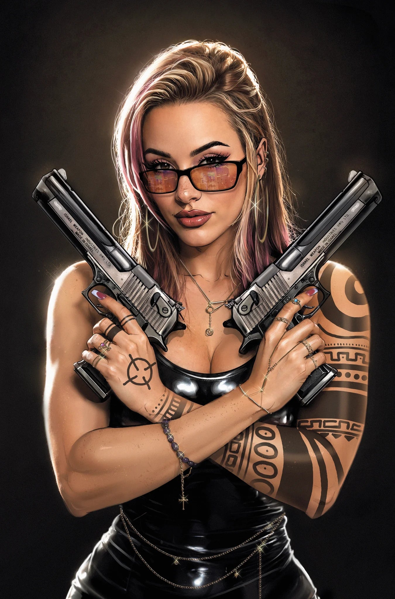 Gun Honey Doubles Down #3 Full Art Variant C by Cedric Poulat (Limited to 500) 8.19.26