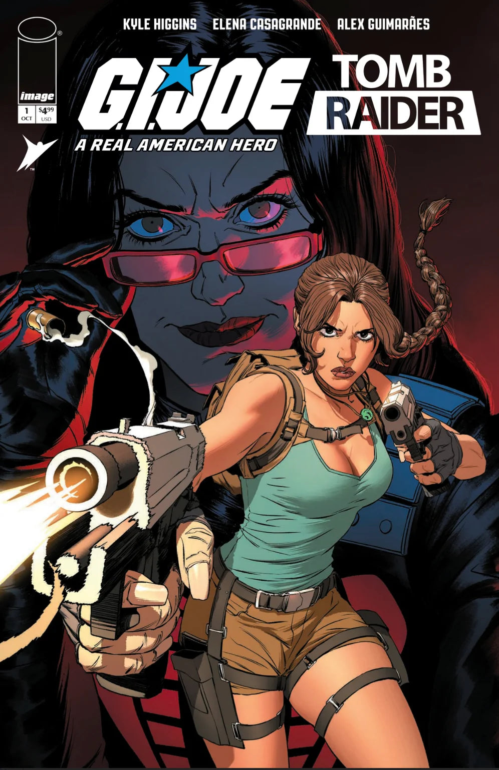 G.I. JOE / Tomb Raider #1 Trade Dress Variant by Mattia De Iulis (Limited to 750) 10.7.26