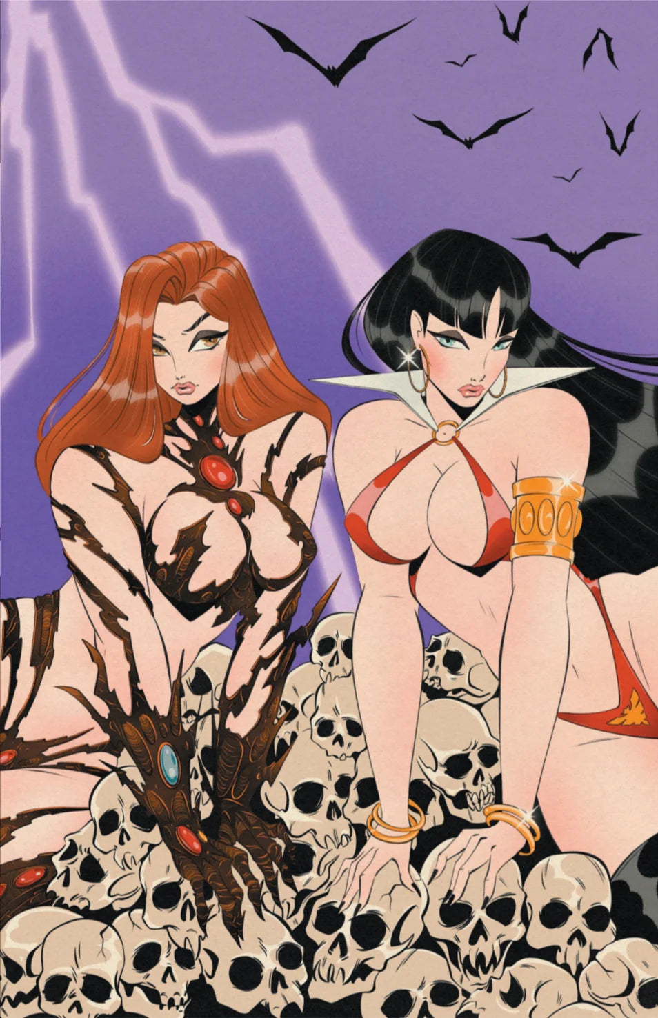 Vampirella / Witchblade #1 Full Art Variant C by BLOODKNOTCOLLECTIVE (Limited to 250) 8.26.26