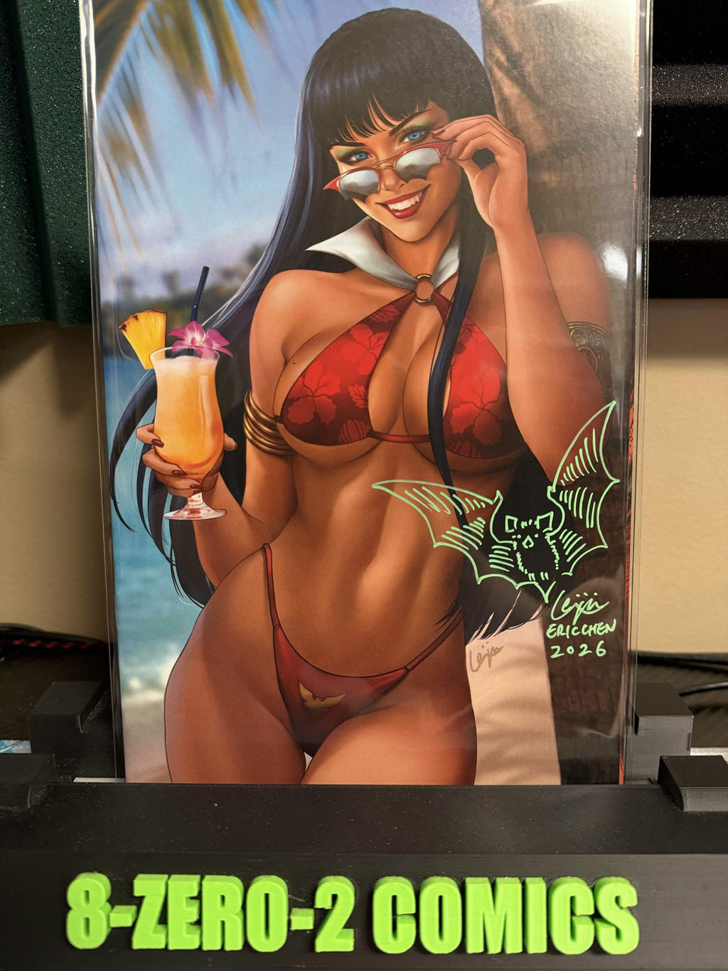 ✍️ Vampirella: Summer Special 2026 Virgin Variant by Eric "Weijic" Chen (Limited to 500) Signed & Remarked in Green Ink