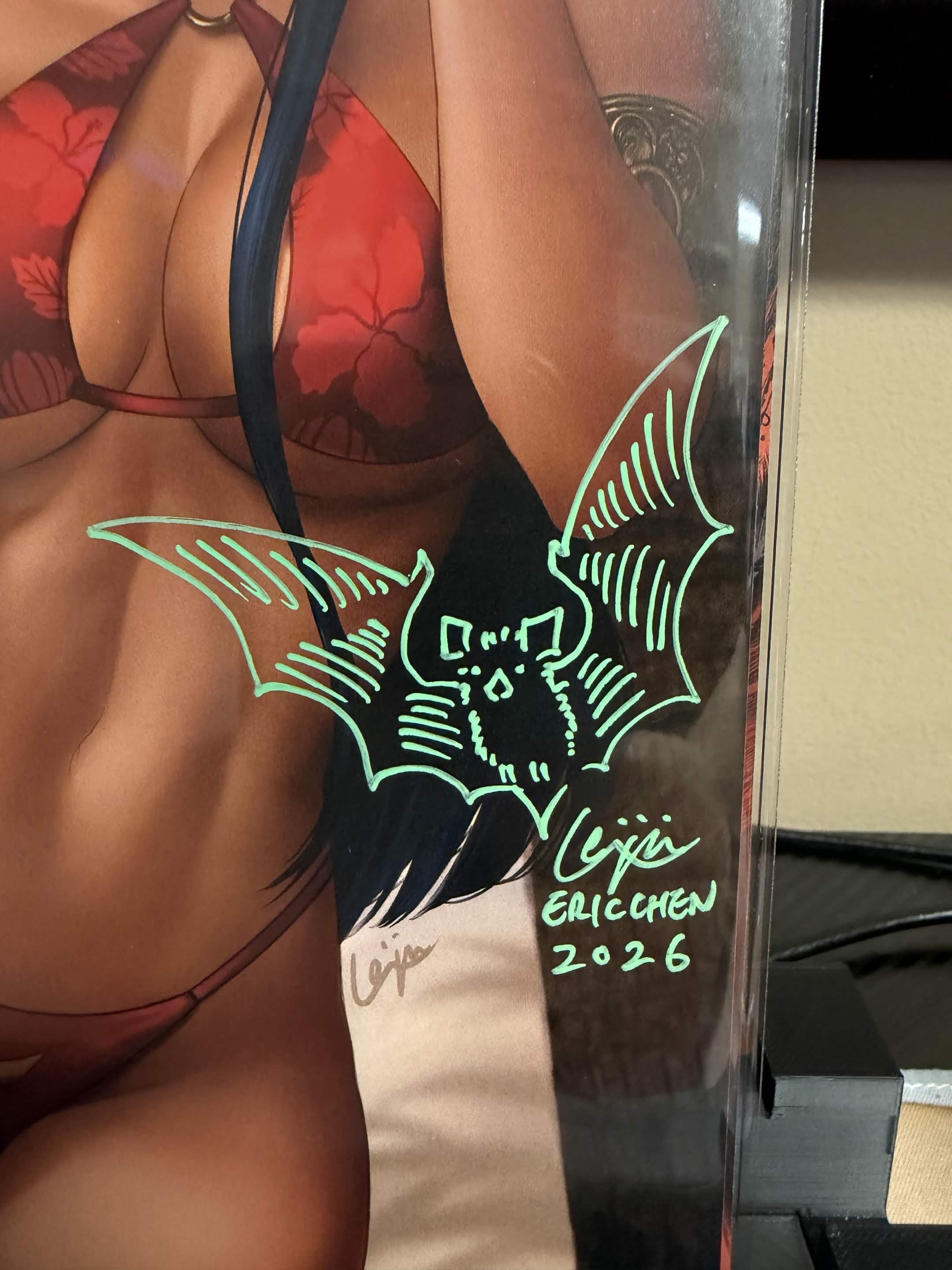 ✍️ Vampirella: Summer Special 2026 Virgin Variant by Eric "Weijic" Chen (Limited to 500) Signed & Remarked in Green Ink