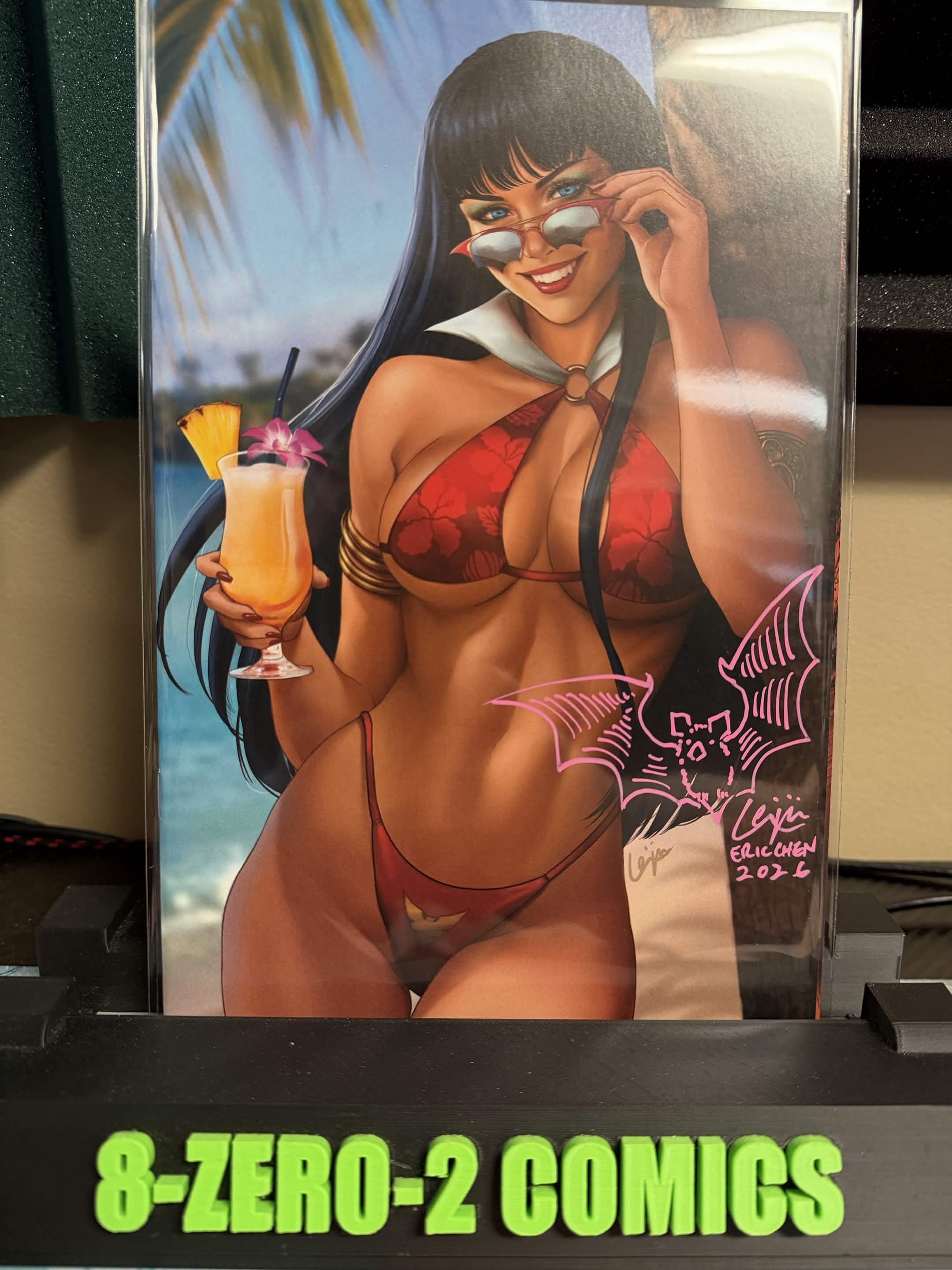 ✍️ Vampirella: Summer Special 2026 Virgin Variant by Eric "Weijic" Chen (Limited to 500) Signed & Remarked in Pink Ink