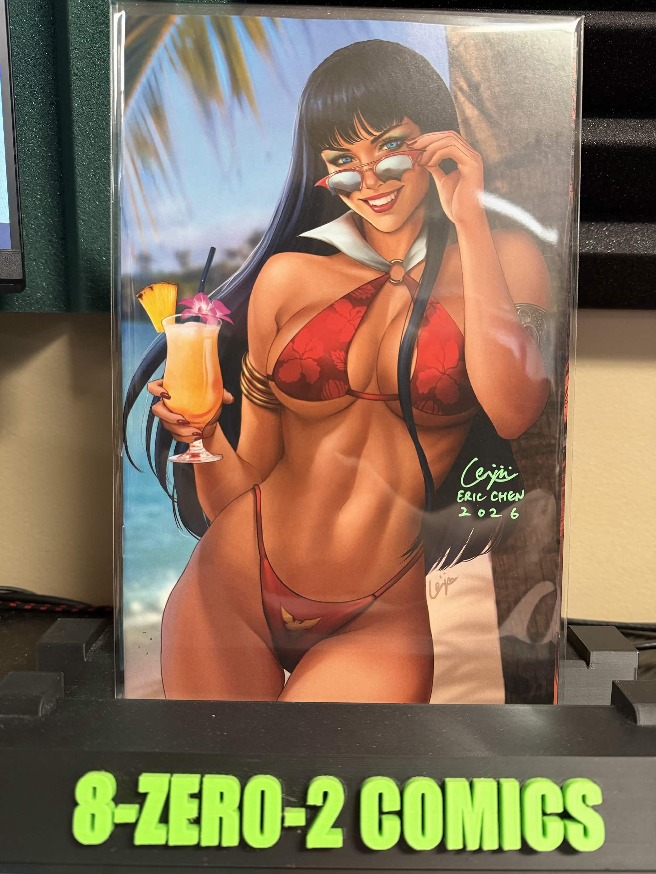 ✍️ Vampirella: Summer Special 2026 Virgin Variant by Eric "Weijic" Chen (Limited to 500) Signed in Green Ink