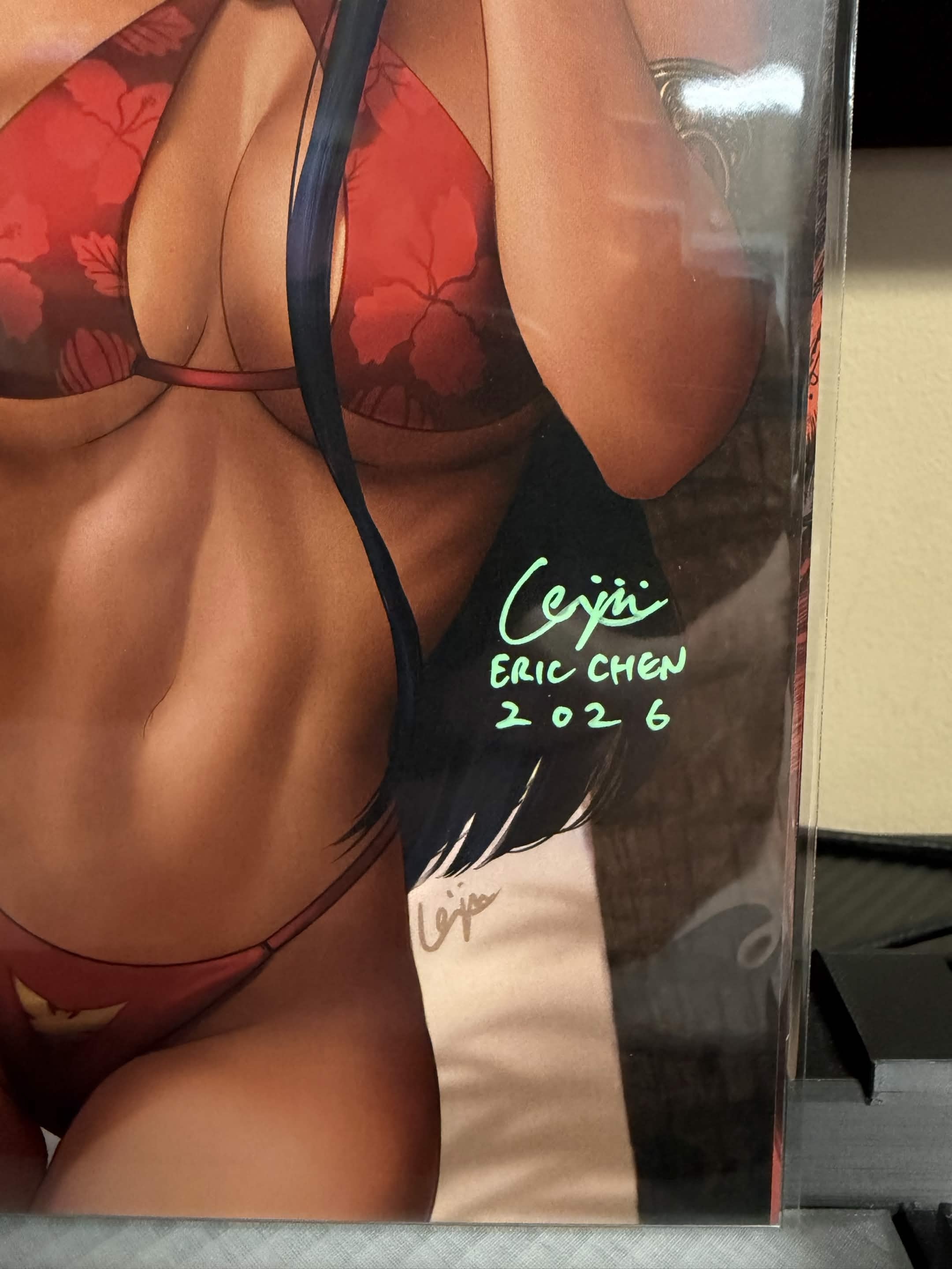 ✍️ Vampirella: Summer Special 2026 Virgin Variant by Eric "Weijic" Chen (Limited to 500) Signed in Green Ink