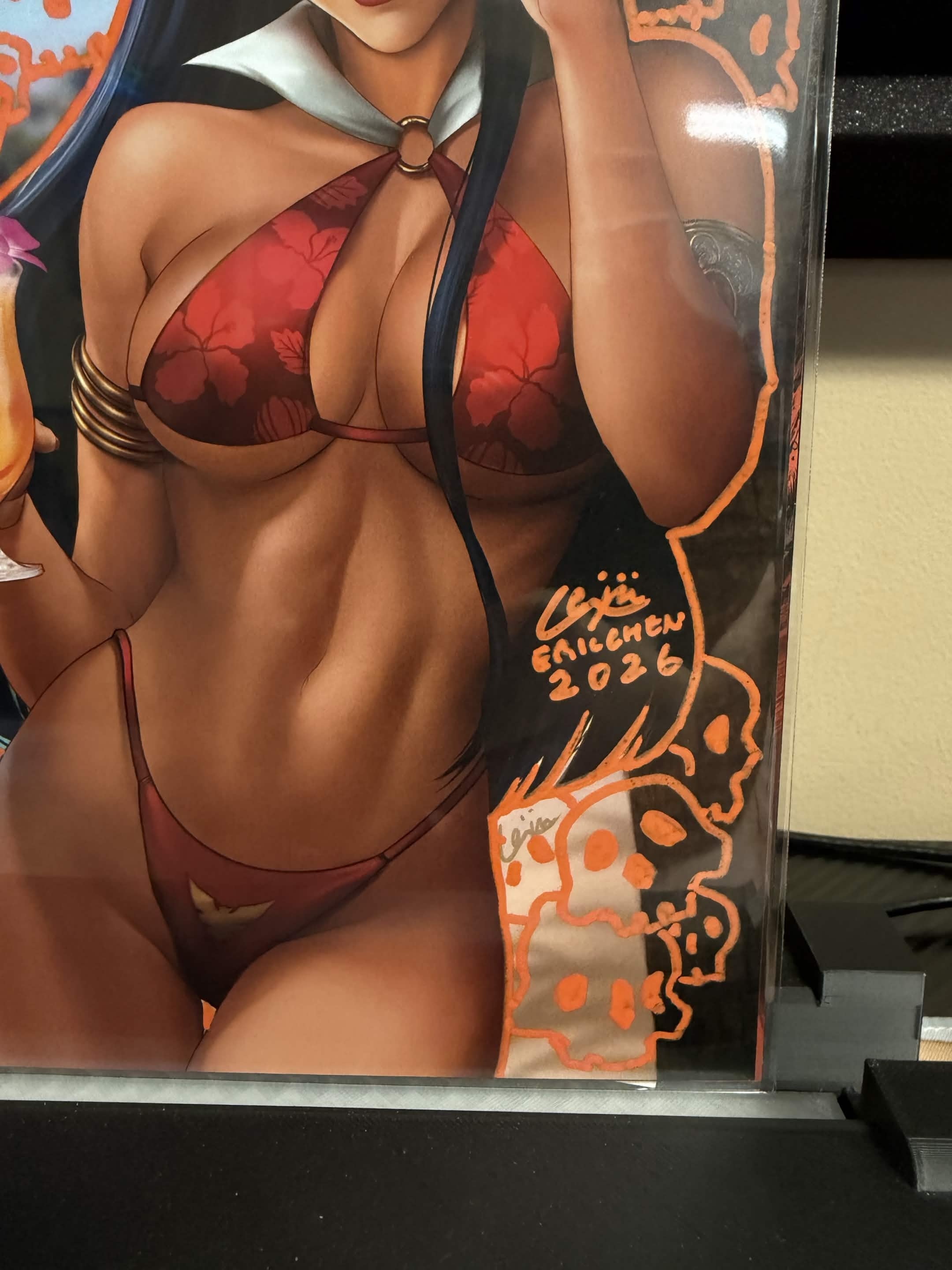 ✍️ Vampirella: Summer Special 2026 Virgin Variant by Eric "Weijic" Chen (Limited to 500) Signed & Remarked in Orange Ink