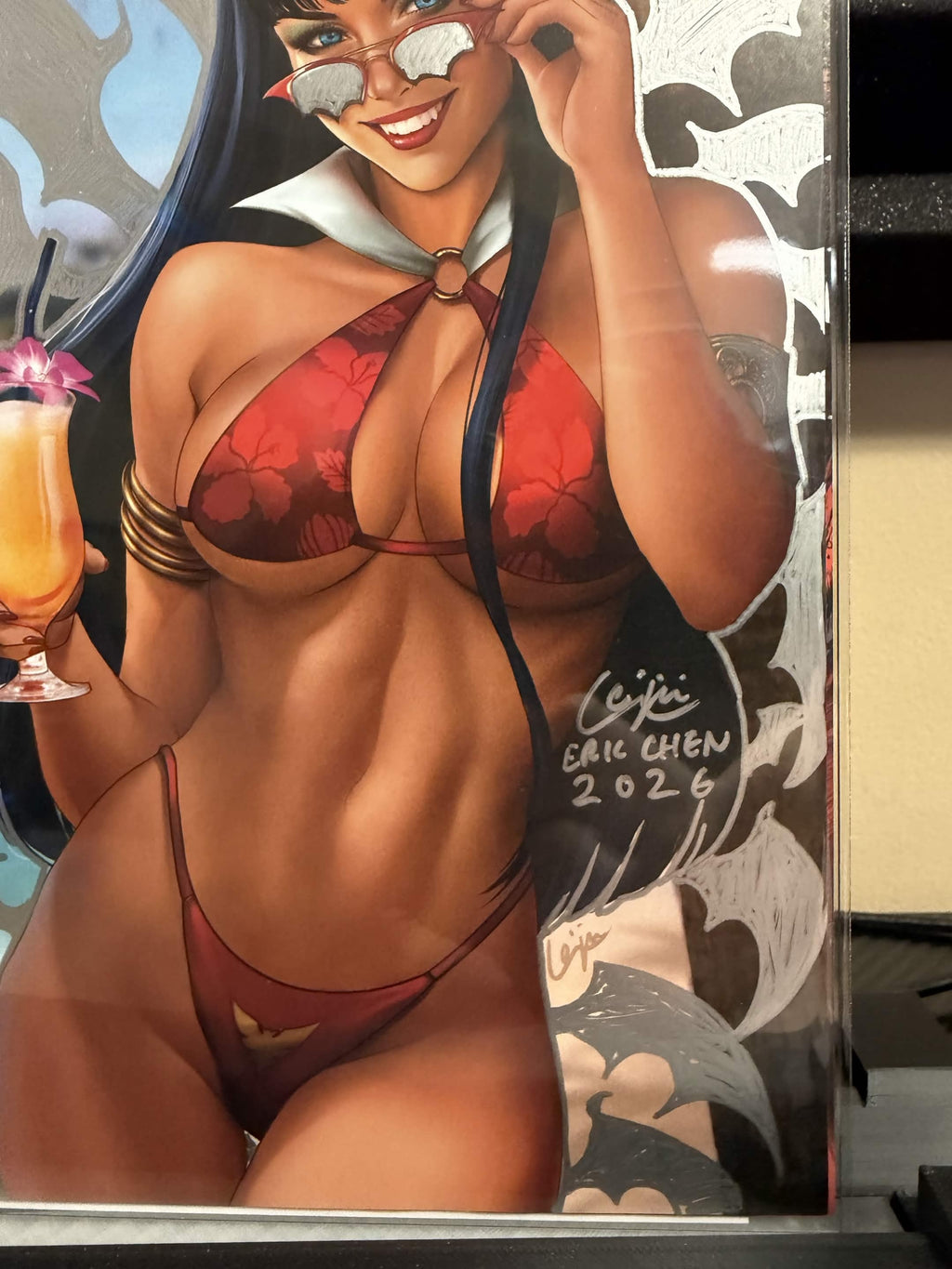 ✍️ Vampirella: Summer Special 2026 Virgin Variant by Eric "Weijic" Chen (Limited to 500) Signed & Remarked in Silver Ink