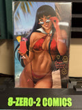 ✍️ Vampirella: Summer Special 2026 Virgin Variant by Eric "Weijic" Chen (Limited to 500) Signed in Pink Ink & Bloody Mary/ Skull Remark