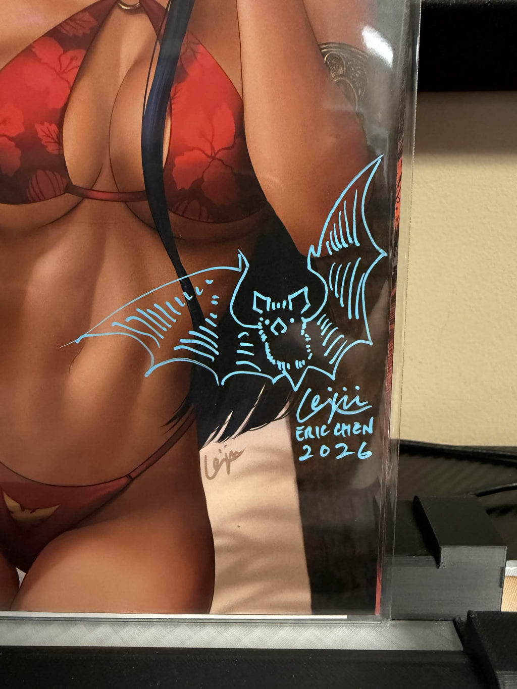 ✍️ Vampirella: Summer Special 2026 Virgin Variant by Eric "Weijic" Chen (Limited to 500) Signed & Remarked in Blue Ink
