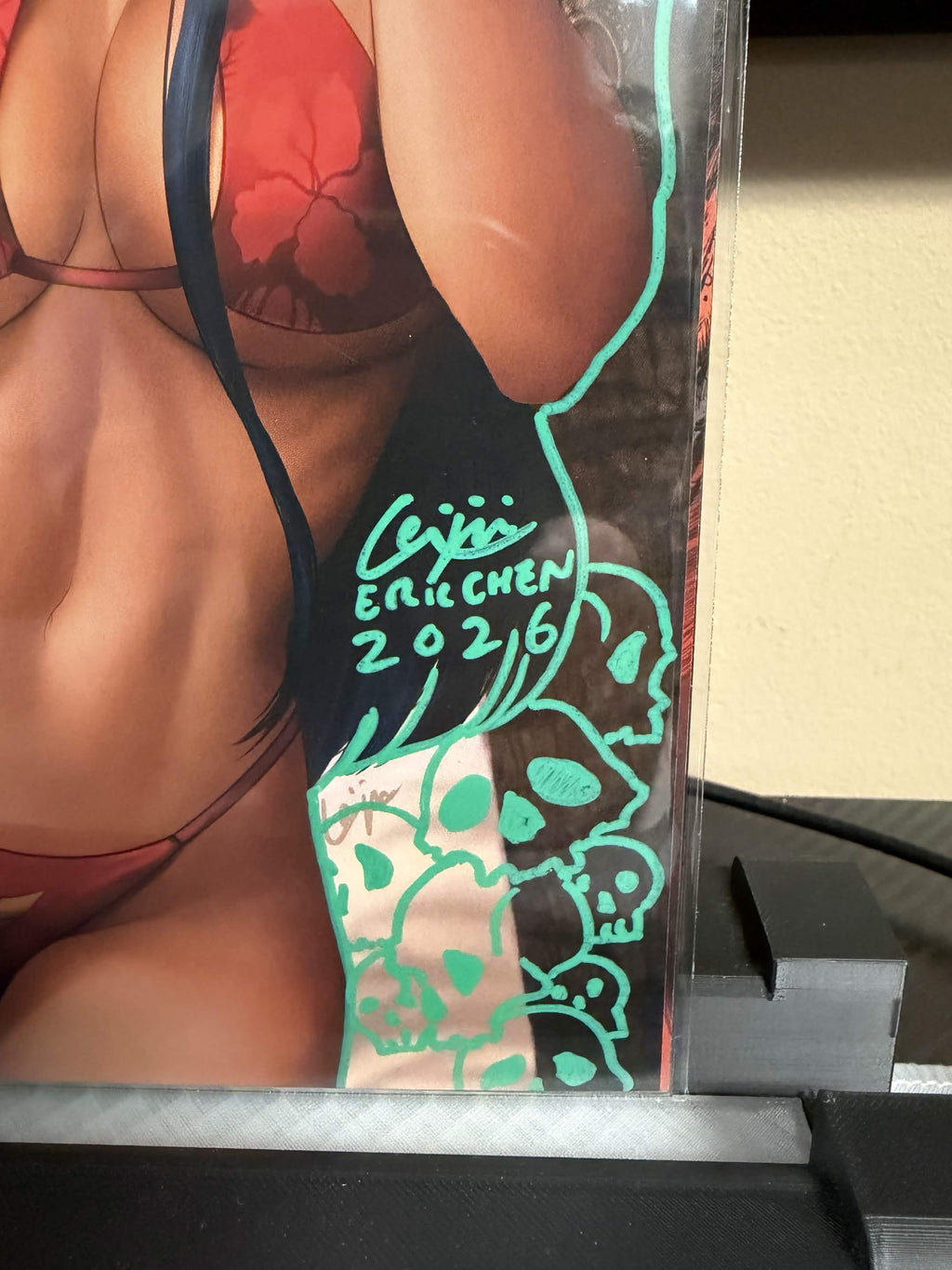 ✍️ Vampirella: Summer Special 2026 Virgin Variant by Eric "Weijic" Chen (Limited to 500) Signed & Remarked in Green Ink