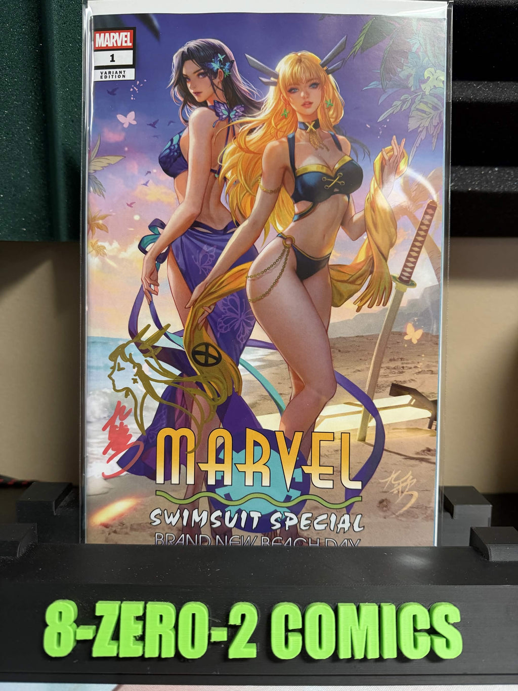 ✍️ Marvel Swimsuit Special: Brand New Beach Day #1 Trade Dress Variant by Fan Yang (Limited to 3000) 7.1.26 Signed in Pink Ink with Magik Character Remark