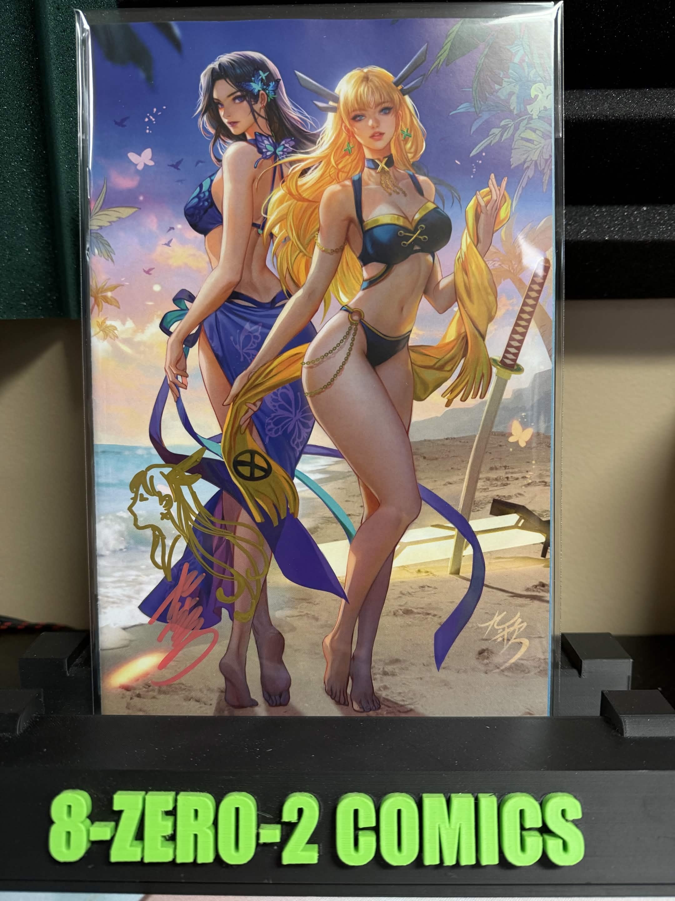 ✍️ Marvel Swimsuit Special: Brand New Beach Day #1 Virgin Variant by Fan Yang (Limited to 1000) 7.1.26 Signed in Pink Ink with Magik Character Remark