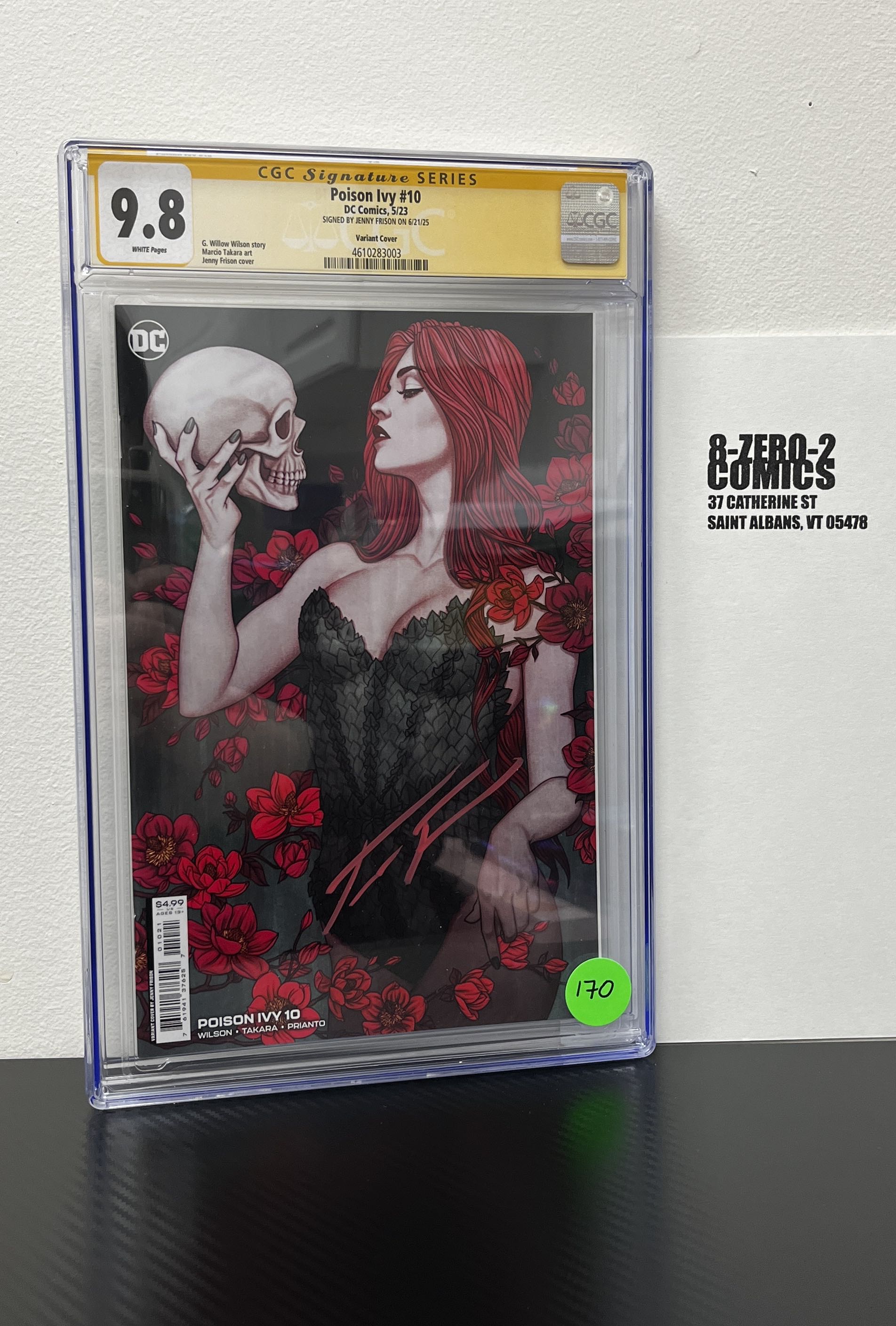 Poison Ivy #10 - May, 2023 - Jenny Frison CGC SS 9.8 [Signed]