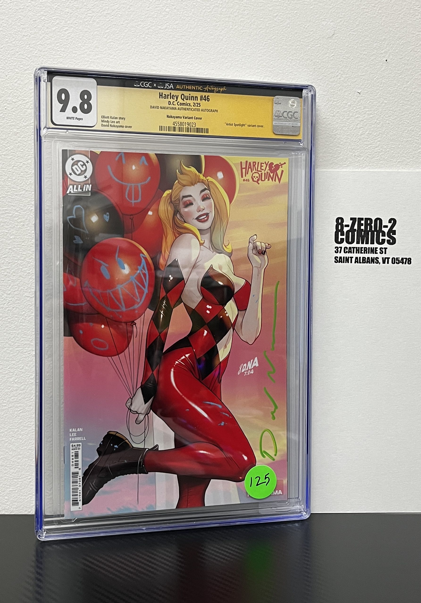 Harley Quinn #46 - Feburary, 2025 - David Nakayama CGC x JSA 9.8 [Signed]