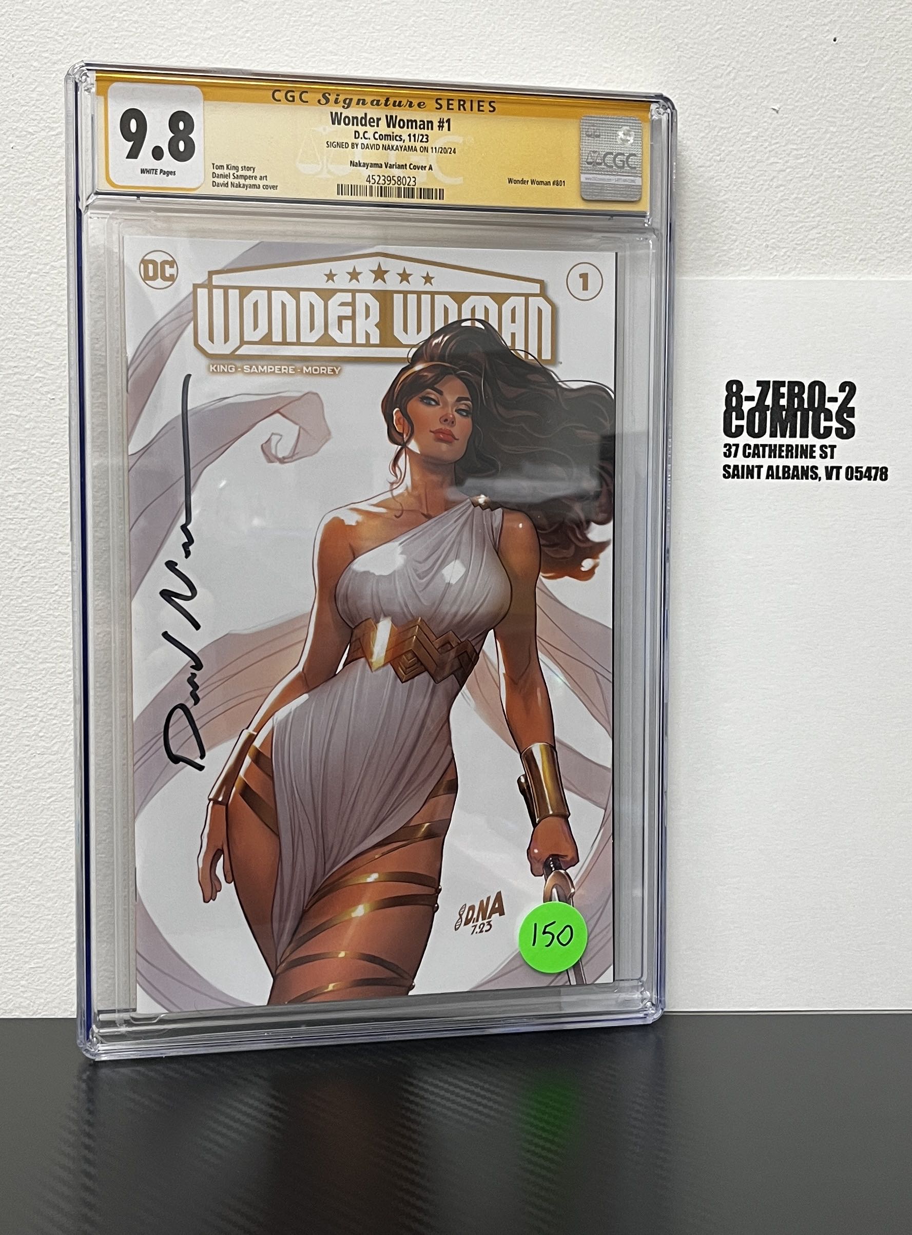 Wonder Woman #1 - November, 2023 - David Nakayama CGC SS 9.8 [Signed]