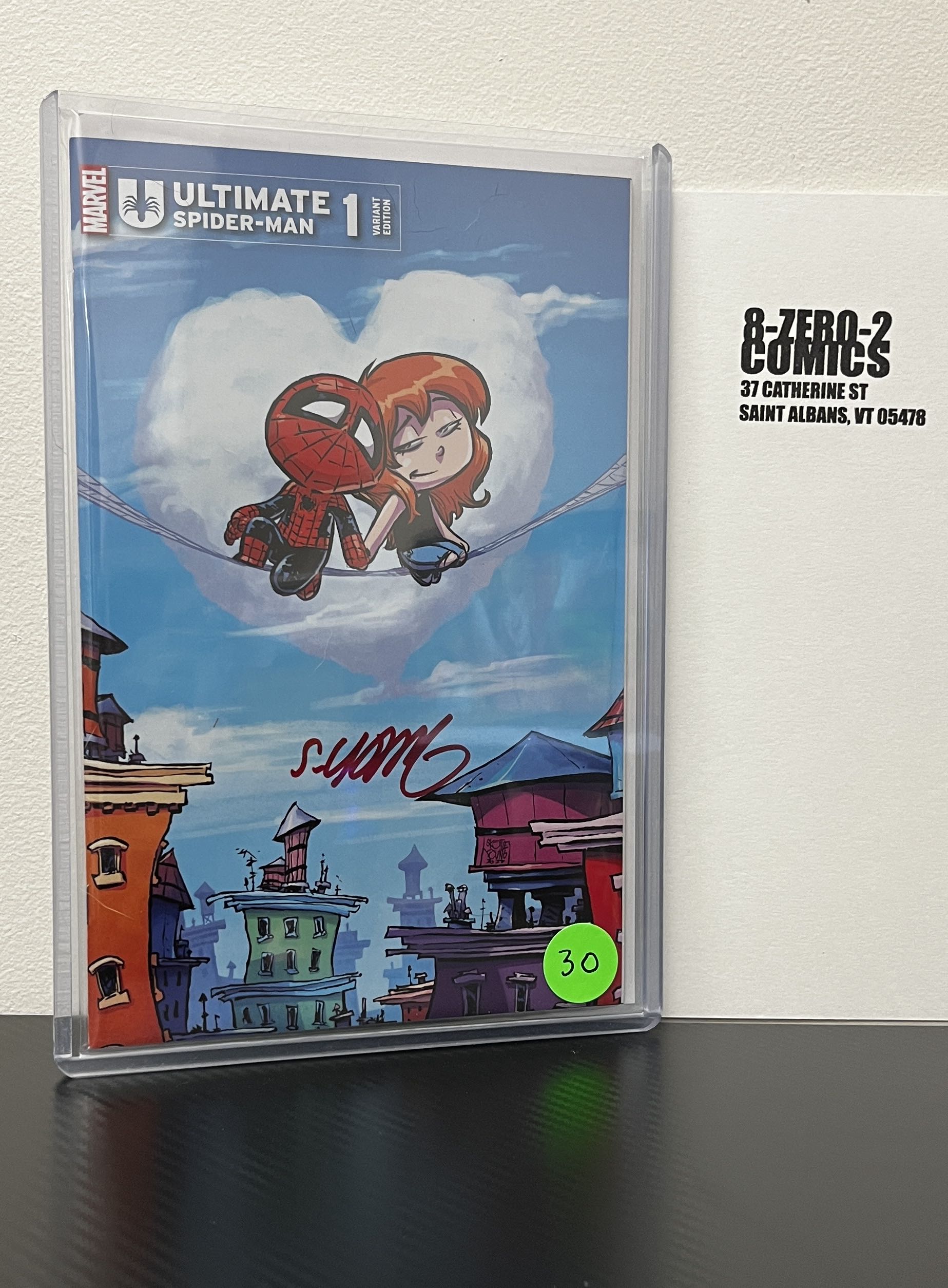 Ultimate Spider-Man #1 - Skottie Young [Signed in Red Ink]