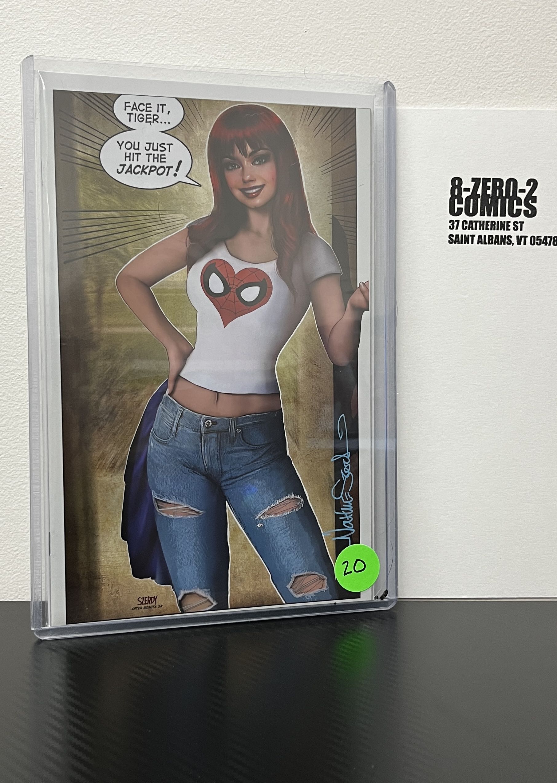 The Amazing Spider-Man #27 - Nathan Szerdy [Signed in Blue Ink]