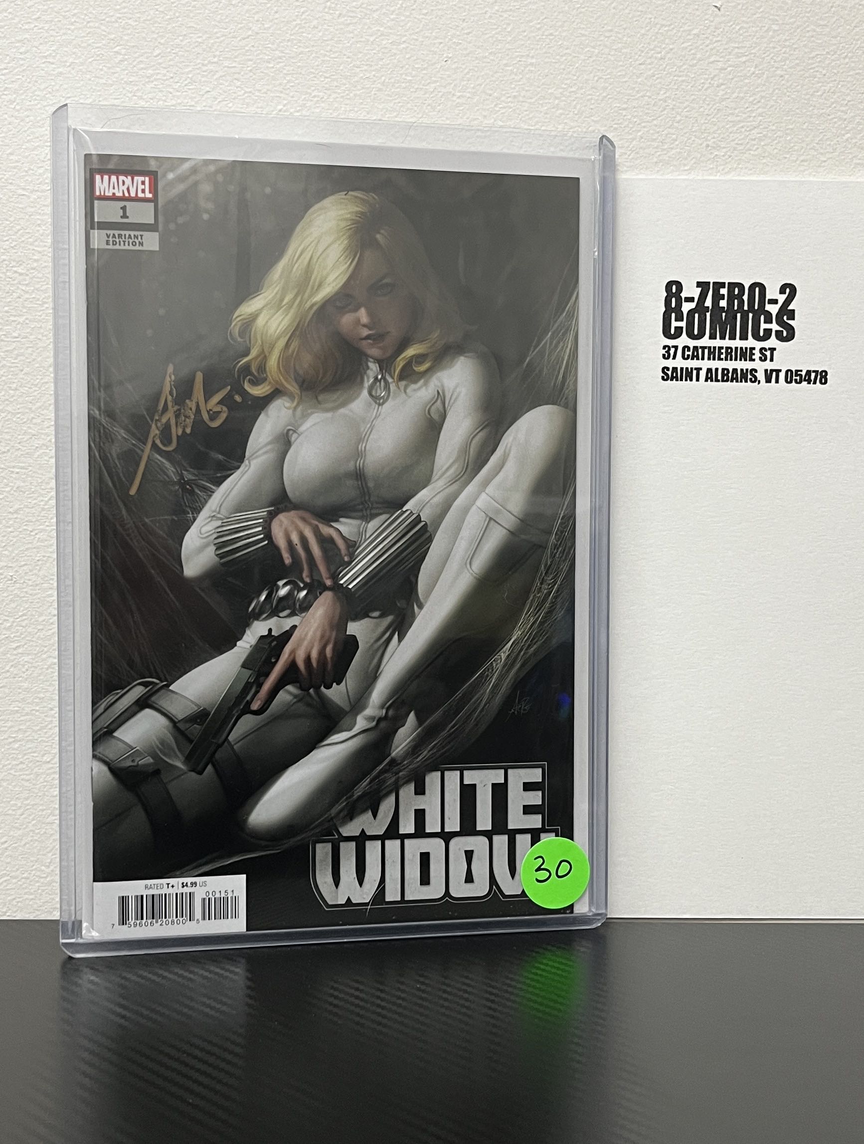 White Widow #1 - Stanley "Artgerm" Lau [Signed in Bronze Ink]*