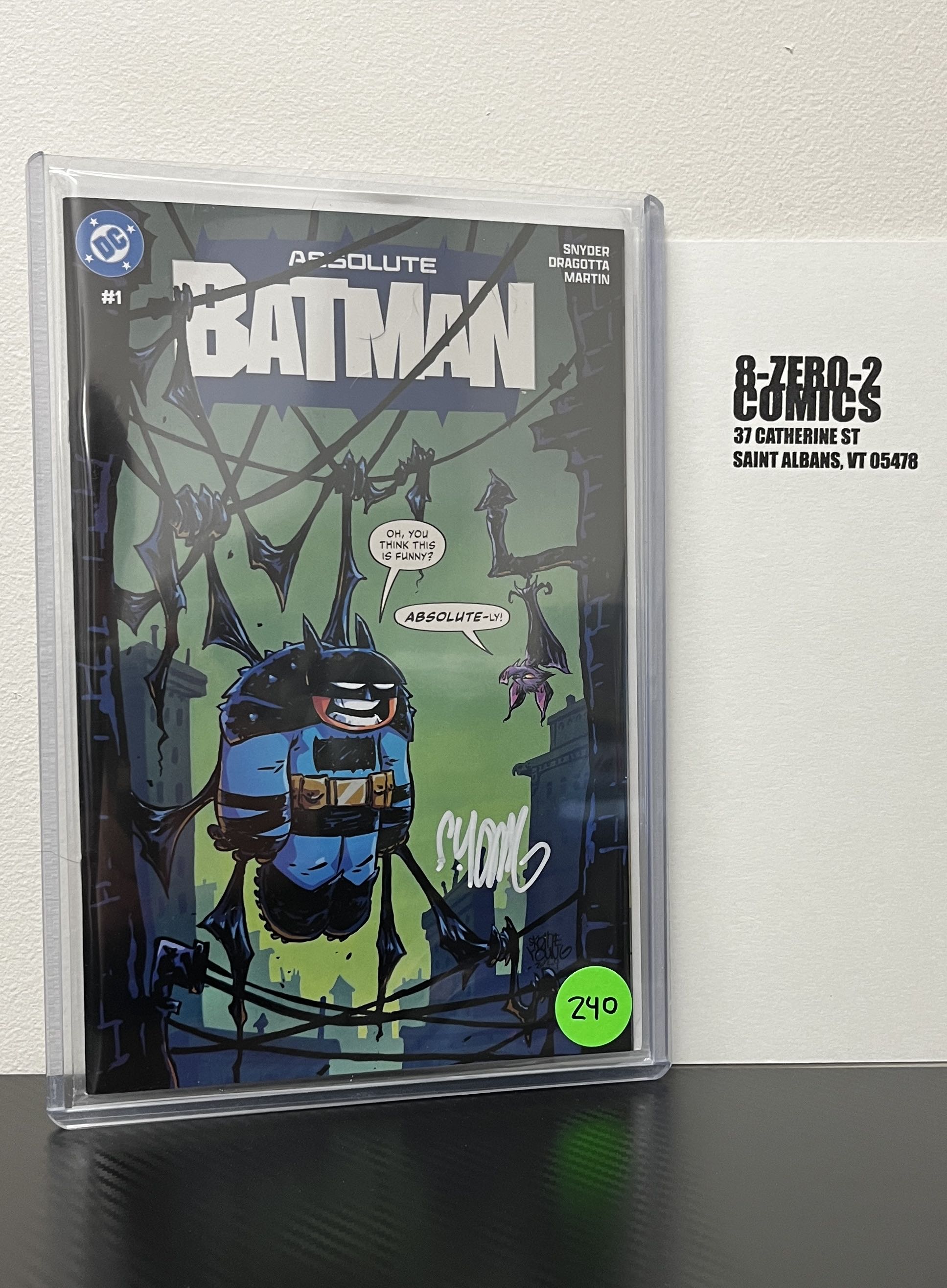 Absolute Batman #1 - Skottie Young [Signed in White Ink]