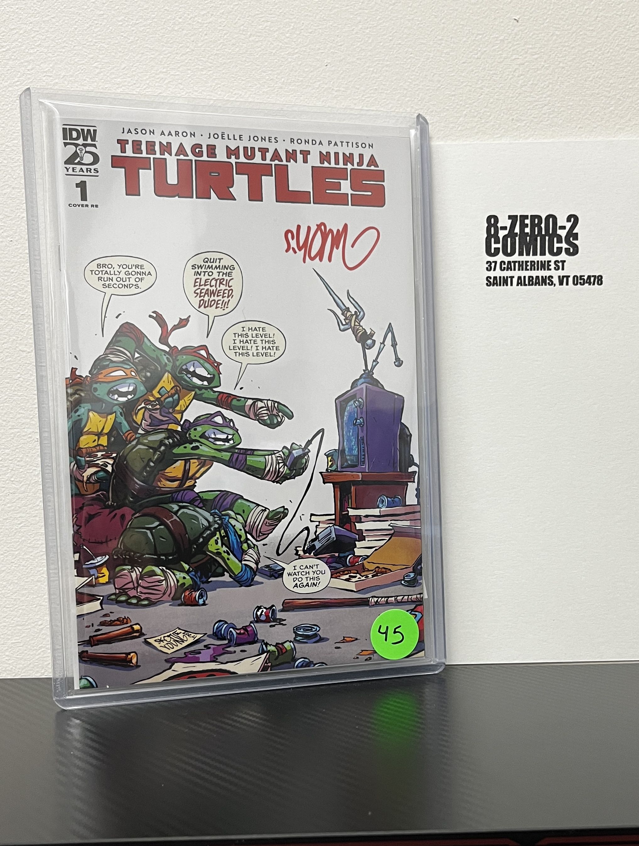 Teenage Mutant Ninja Turtle #1 - Skottie Young [Signed in Red Ink]