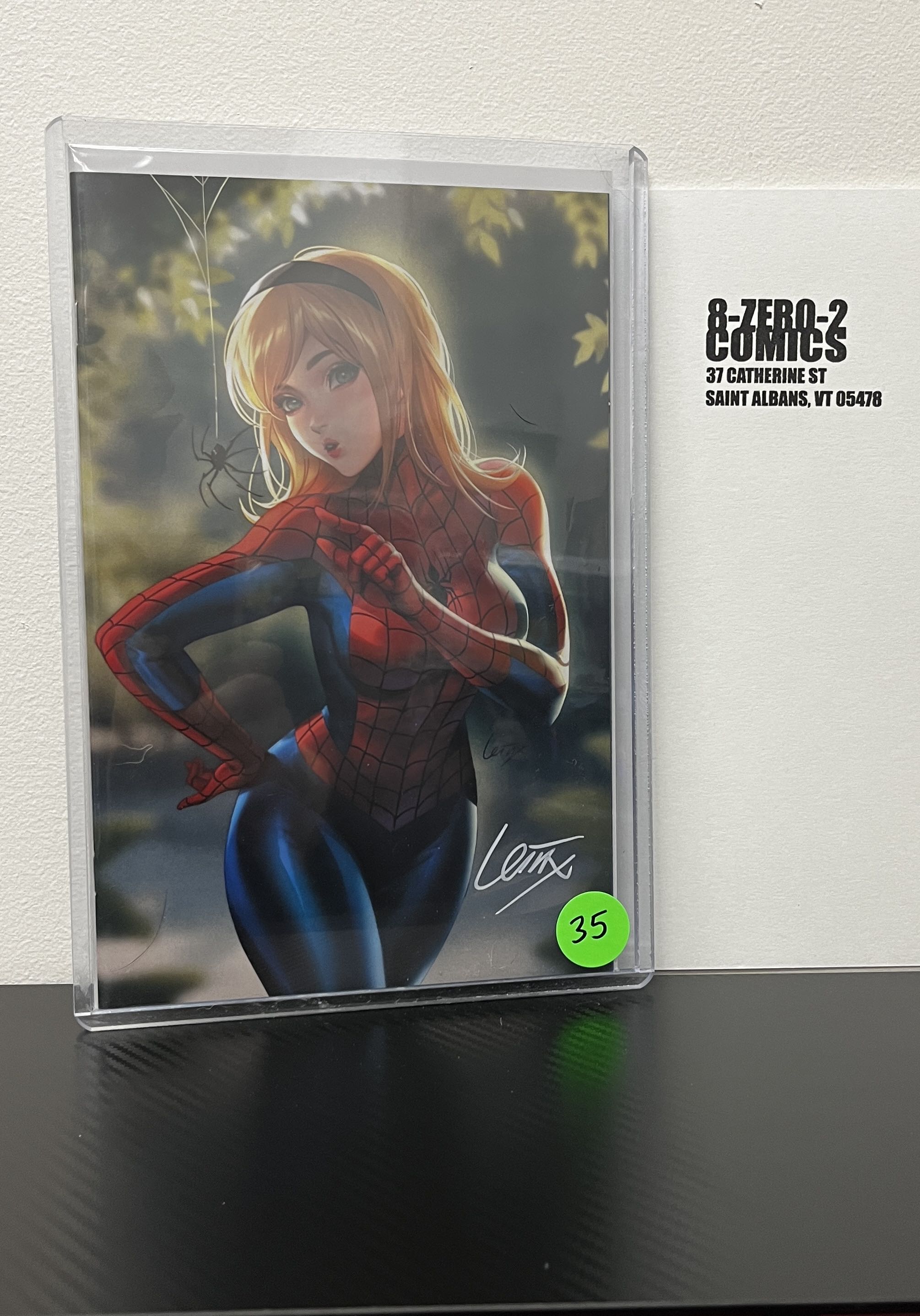 The Amazing Spider-Man #46 - Lesley "Leirix" Li [Signed in White Ink]