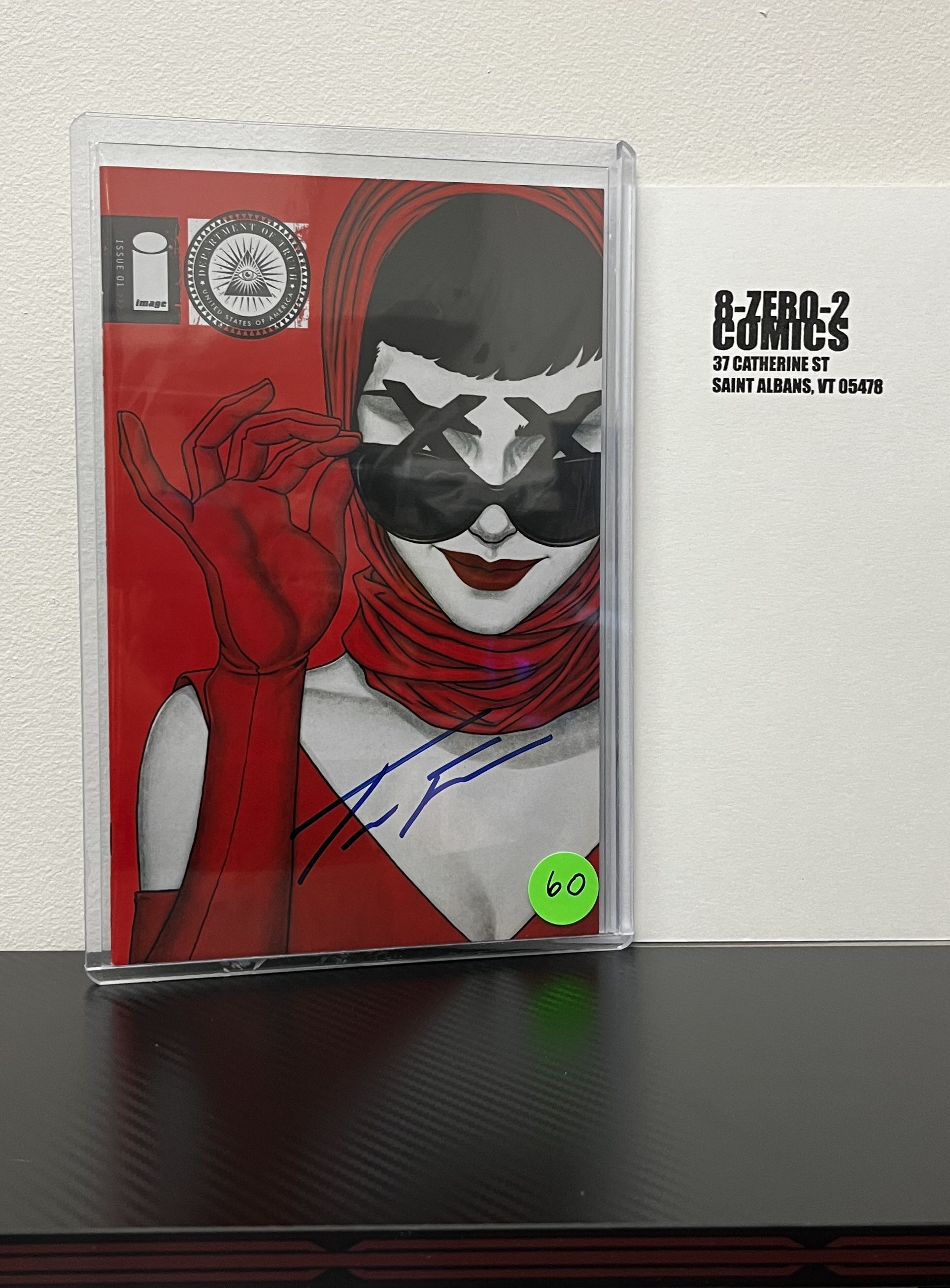 Department of Truth #1 - Jenny Frison [Signed in Blue Ink]