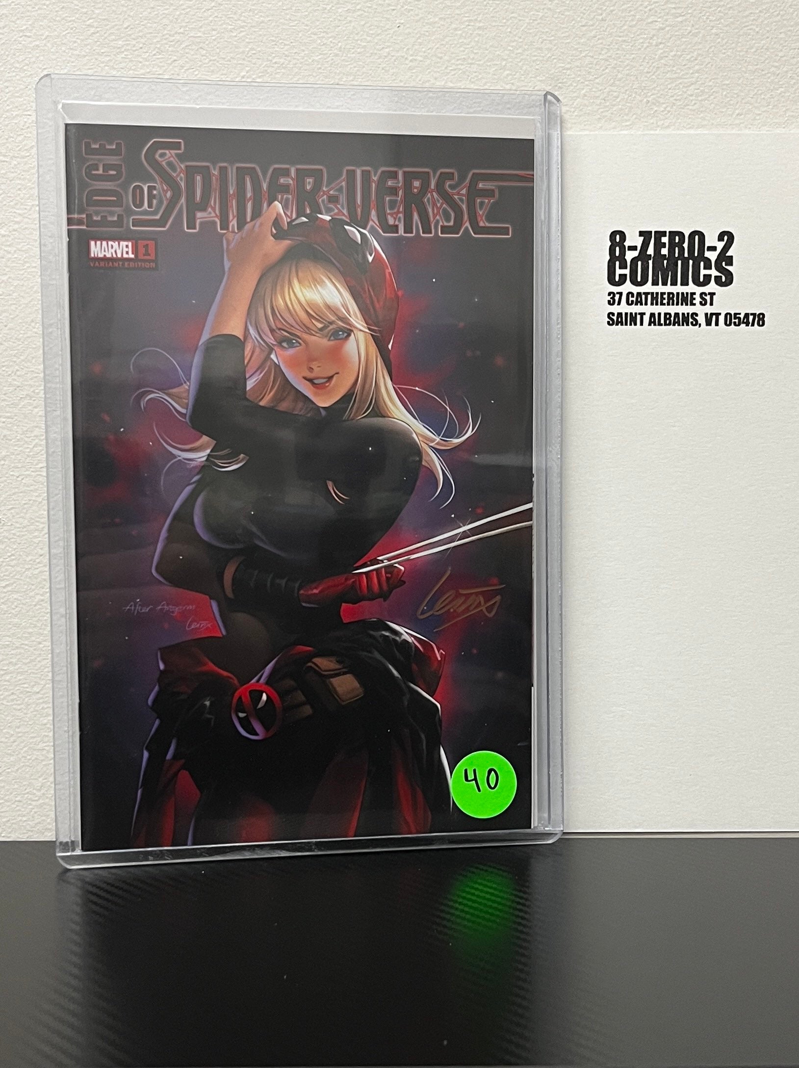 Edge of the Spider-Verse #1 - Lesley "Leirix" Li [Signed in Bronze Ink]