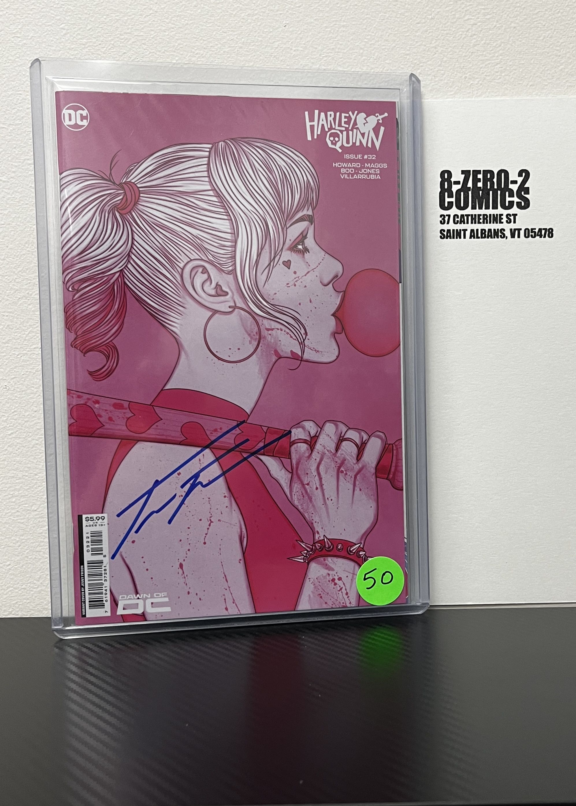 Harley Quinn #32 - Jenny Frison [Signed in Blue Ink]