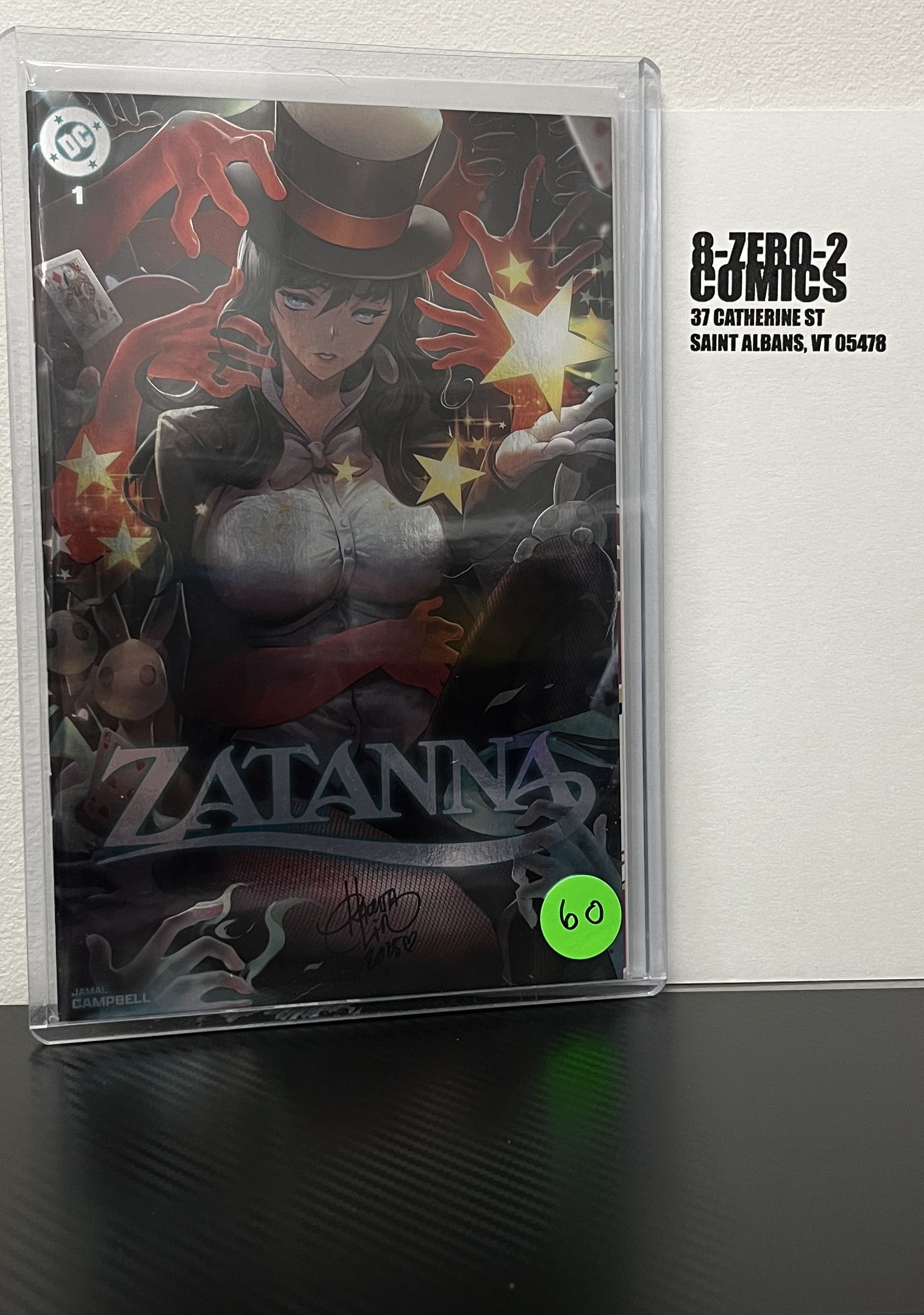 Zatanna #1 - Rachta Lin Foil [Signed in Black Ink]