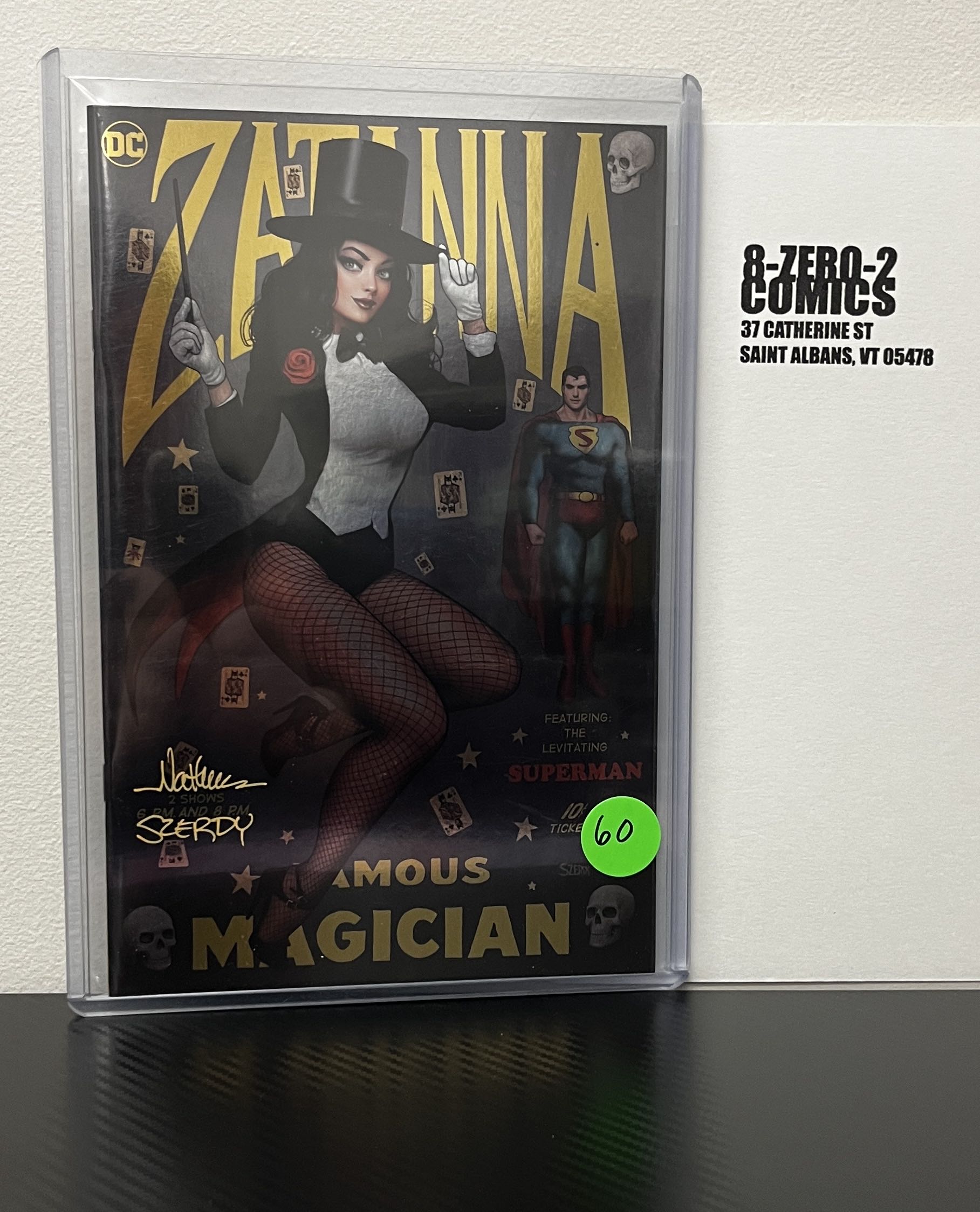 Superman #17 - Nathan Szerdy Foil [Signed in Gold Ink]