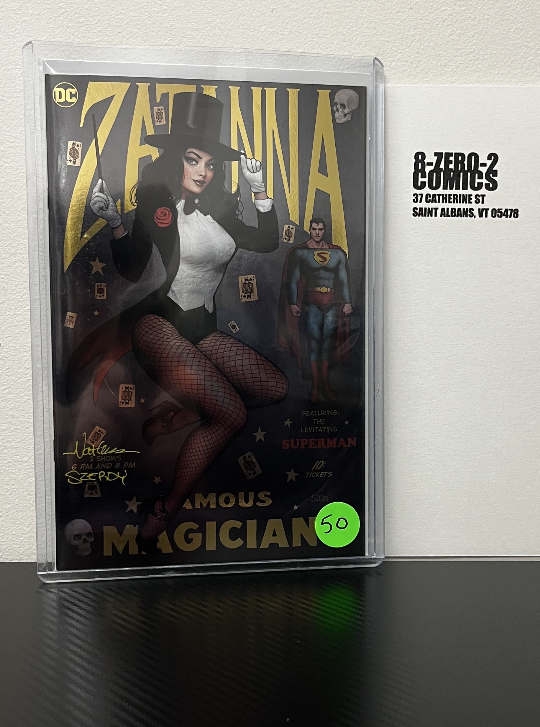 Superman #17 - Nathan Szerdy Foil [Signed in Yellow Ink]