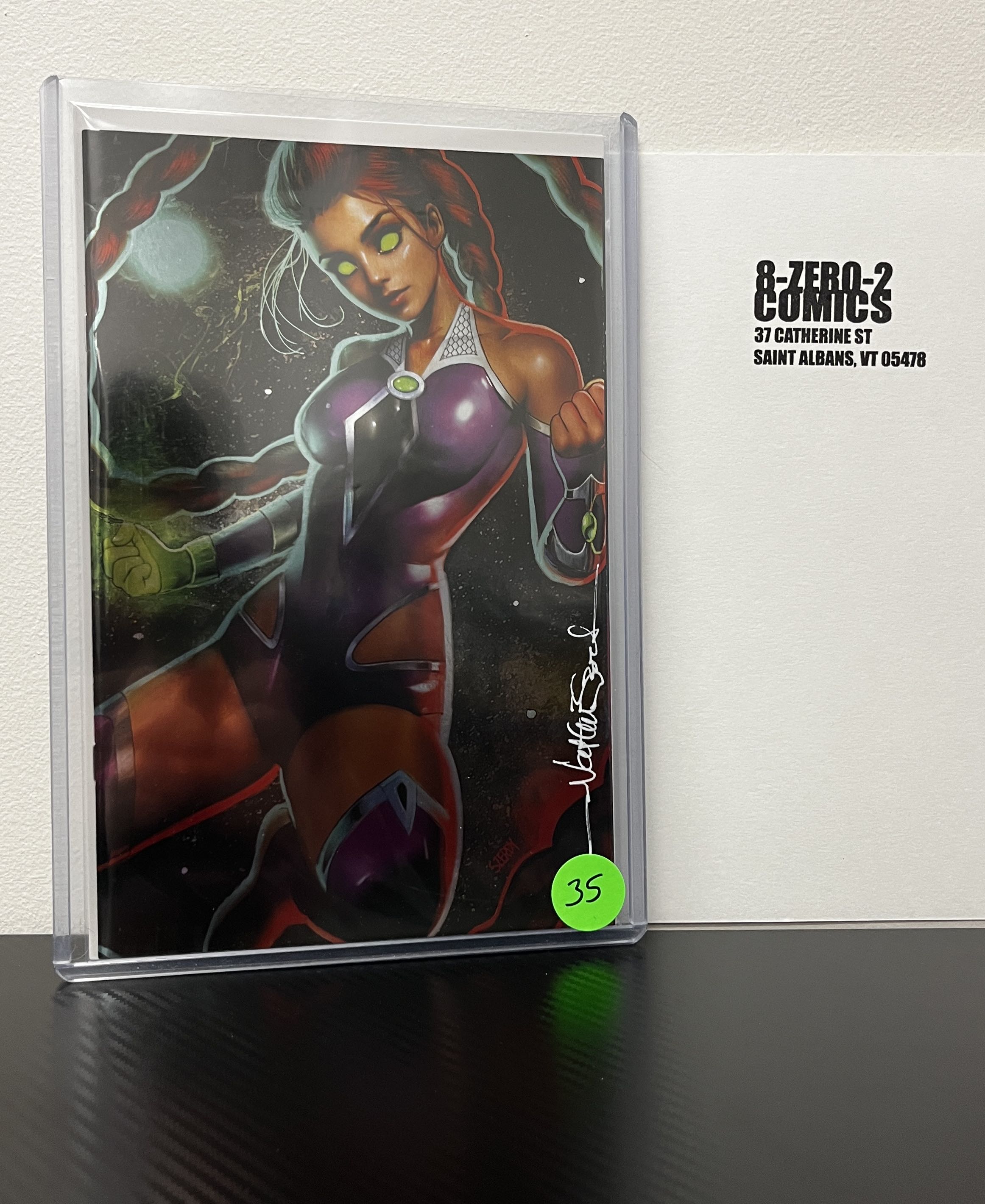 Titans #1 - Nathan Szerdy Foil [Signed in White Ink]