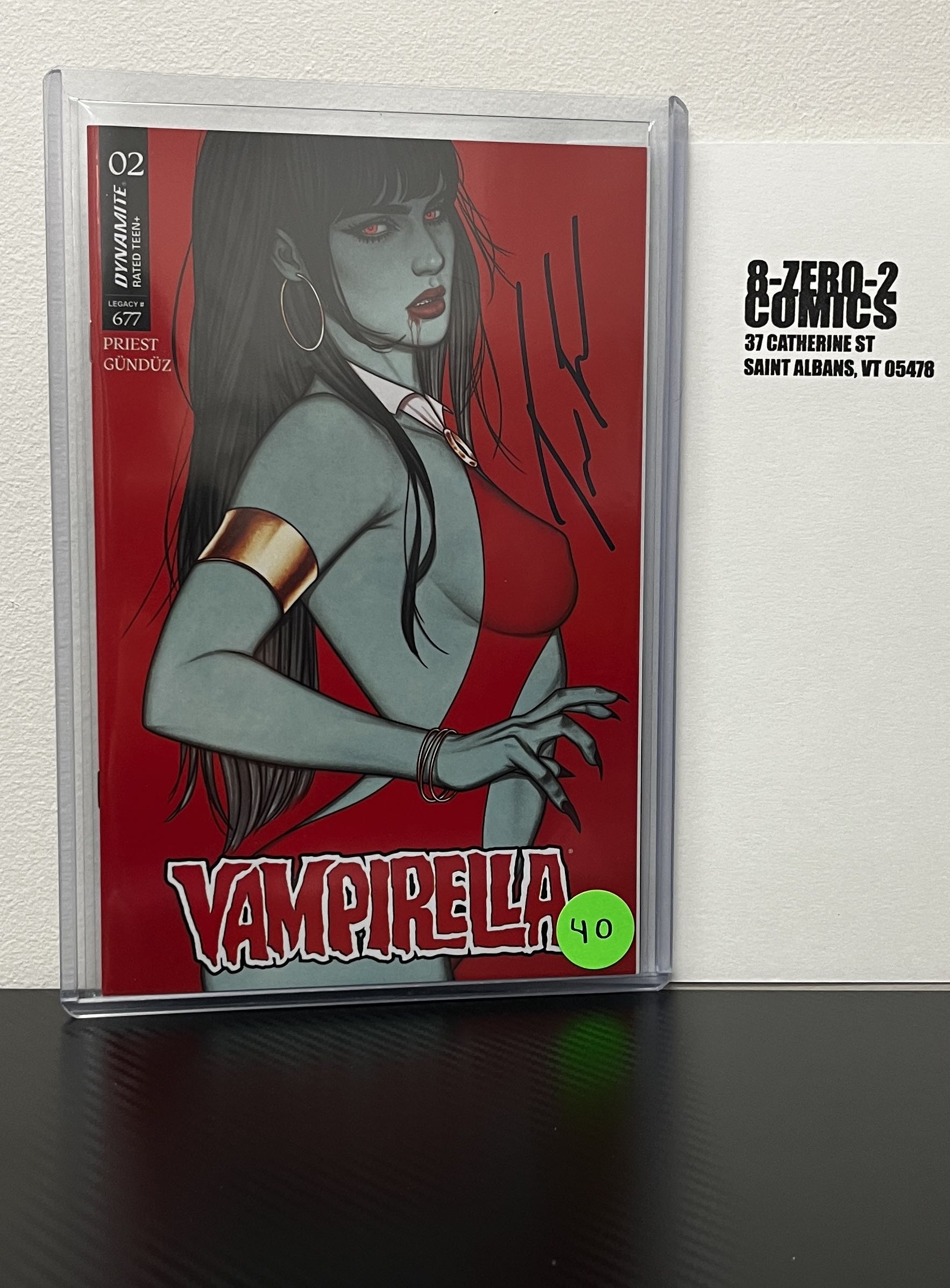 Vampirella #2  - Jenny Frison [Signed in Black Ink]