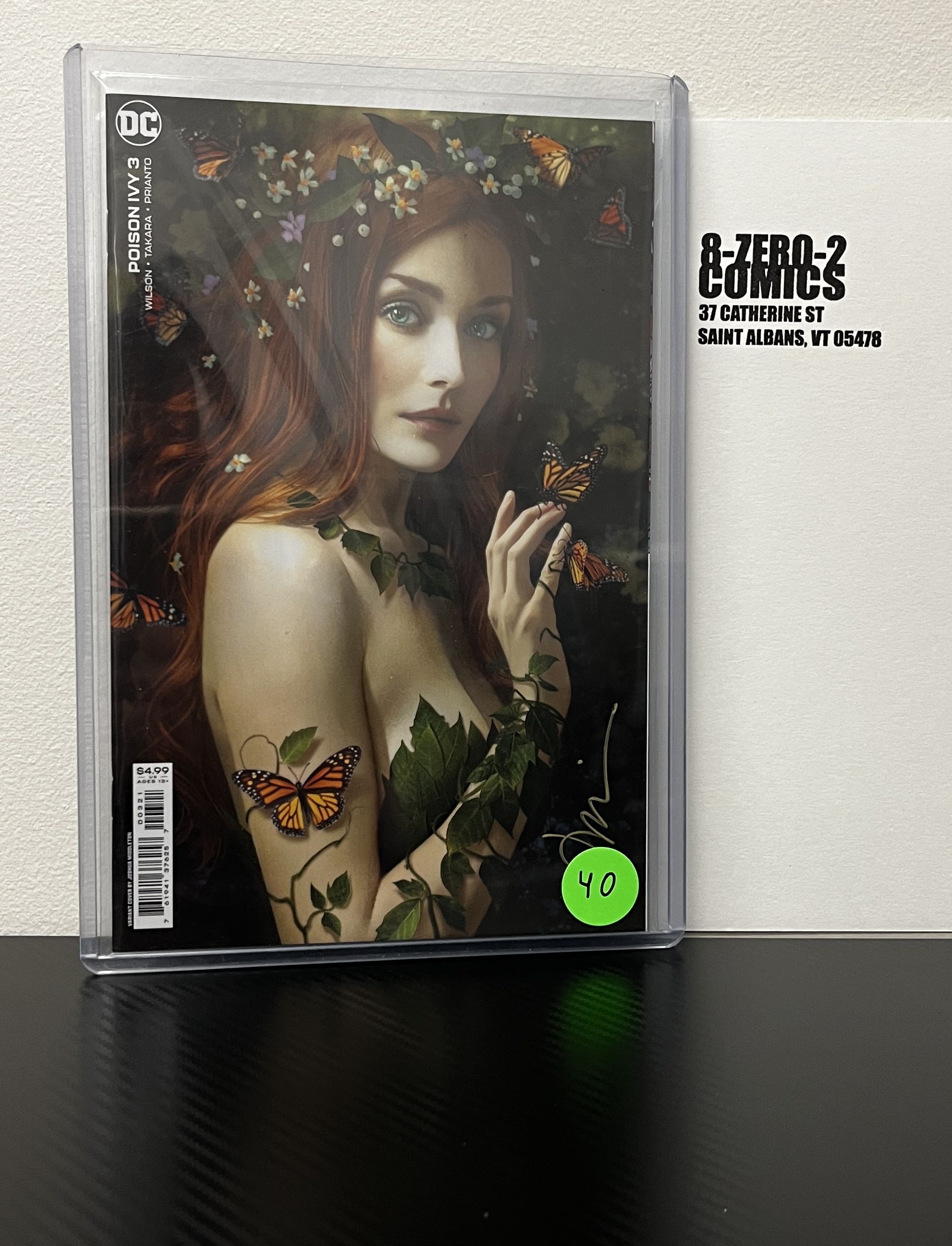 Poison Ivy #3 - Joshua Middleton [Signed in Gold Ink]