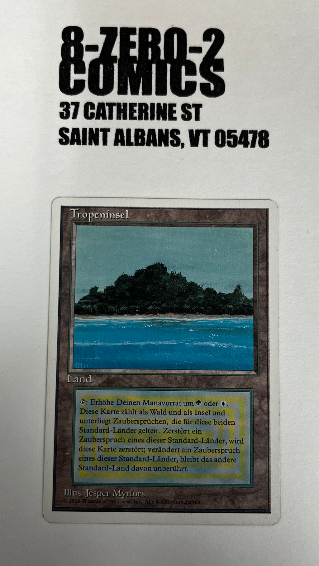 Magic: The Gathering - Tropical Island - Tropeninsel - Revised 3ED - German - LP