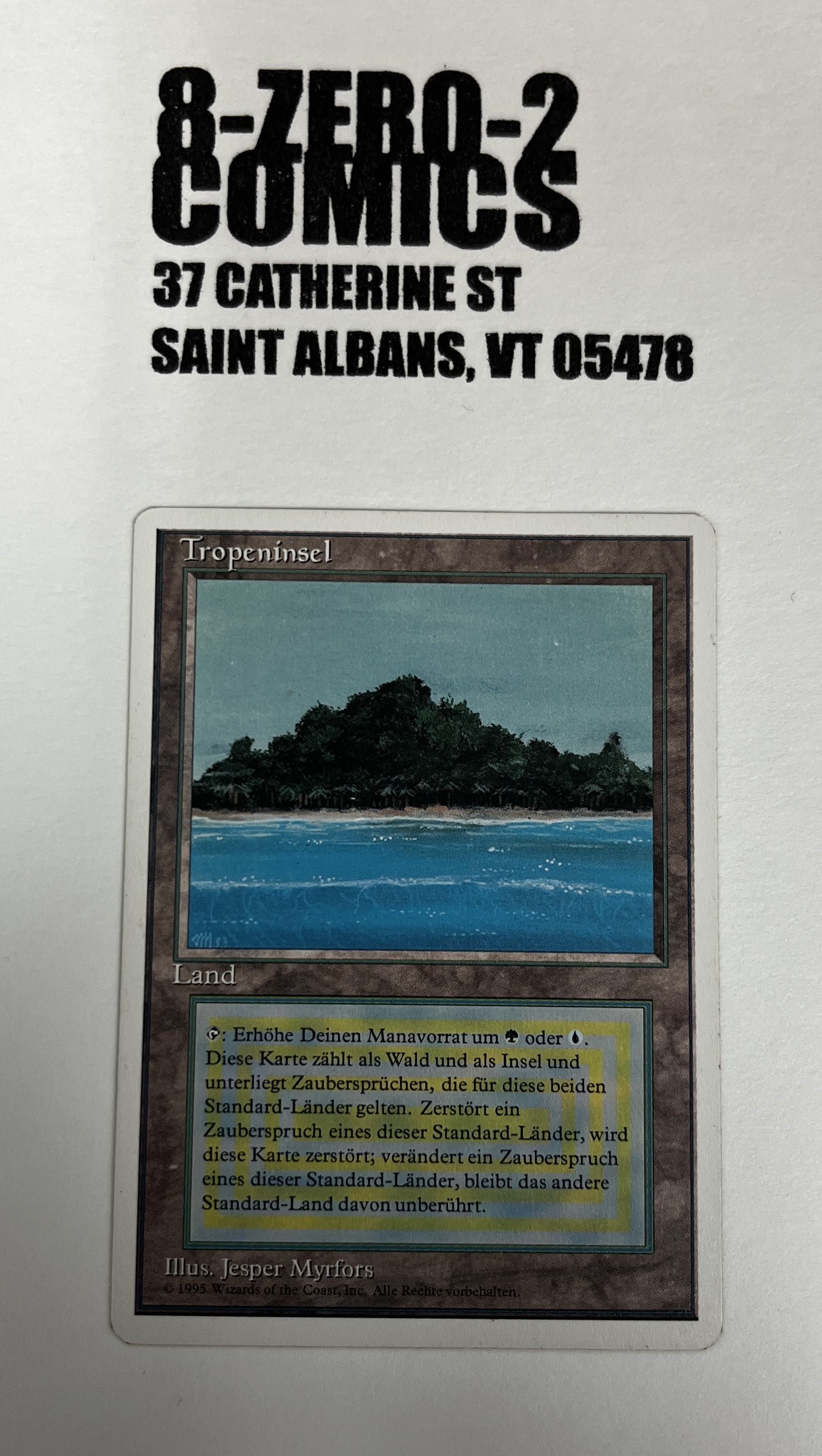 Magic: The Gathering - Tropical Island - Tropeninsel - Revised 3ED - German - LP
