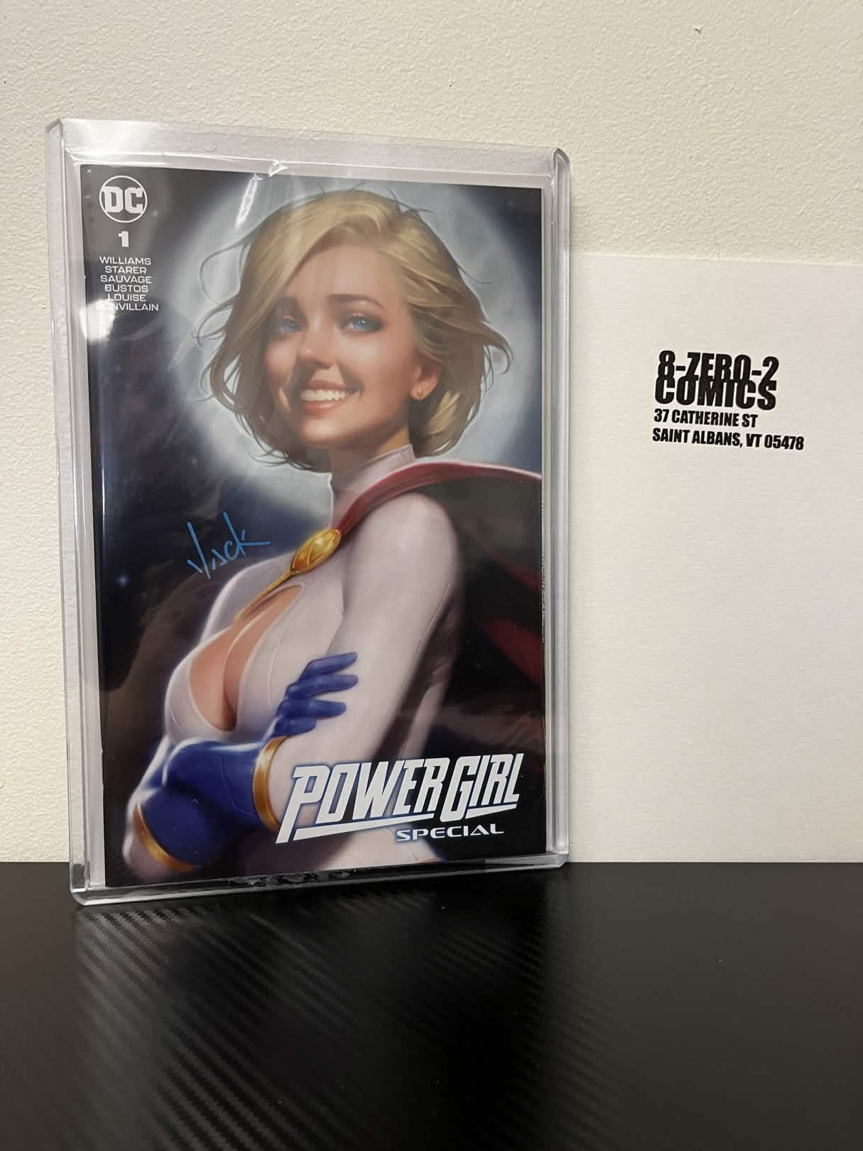 Power Girl Special #1 - Will Jack [Signed in Blue Ink]