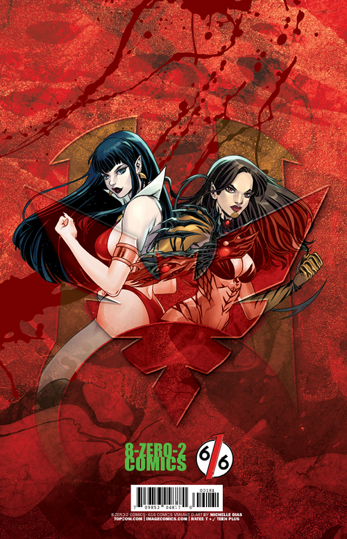(LIVE 8/5) Witchblade/ Vampirella #1 Trade Dress Variant by Michelle Dias (Limited to 550) 8.26.26